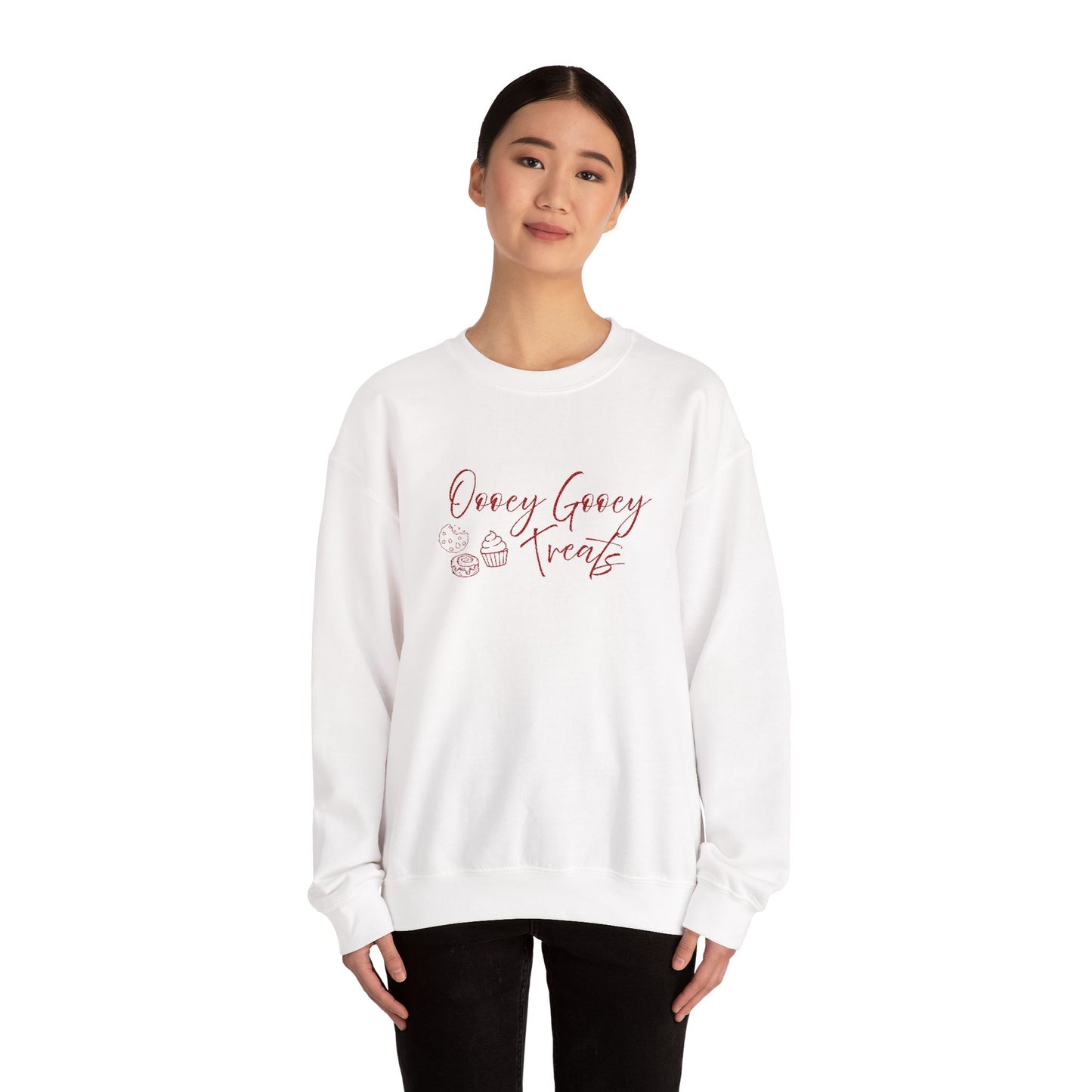 Crewneck Sweatshirt Oooey Gooey Treats Logo