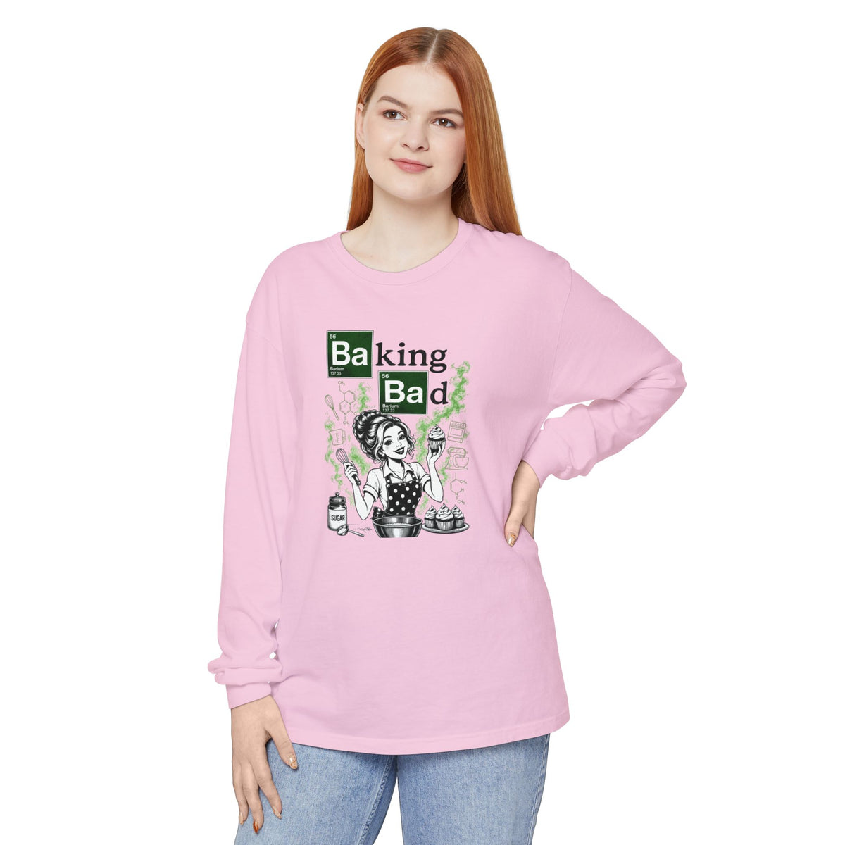 Baking Bad Long Sleeve Tee — Funny Baking Chef Shirt