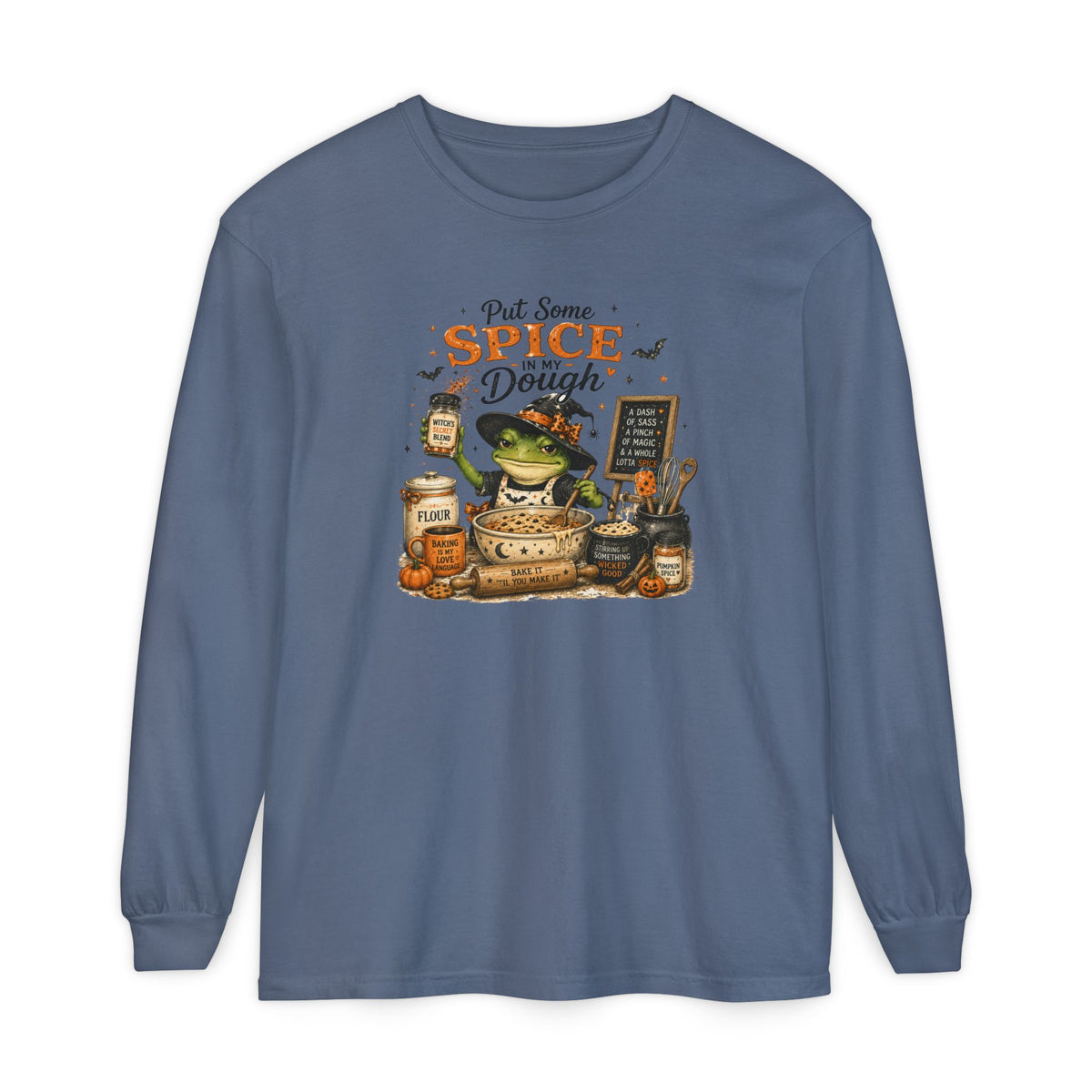 Spice & Dough Frog Baking Long Sleeve Tee