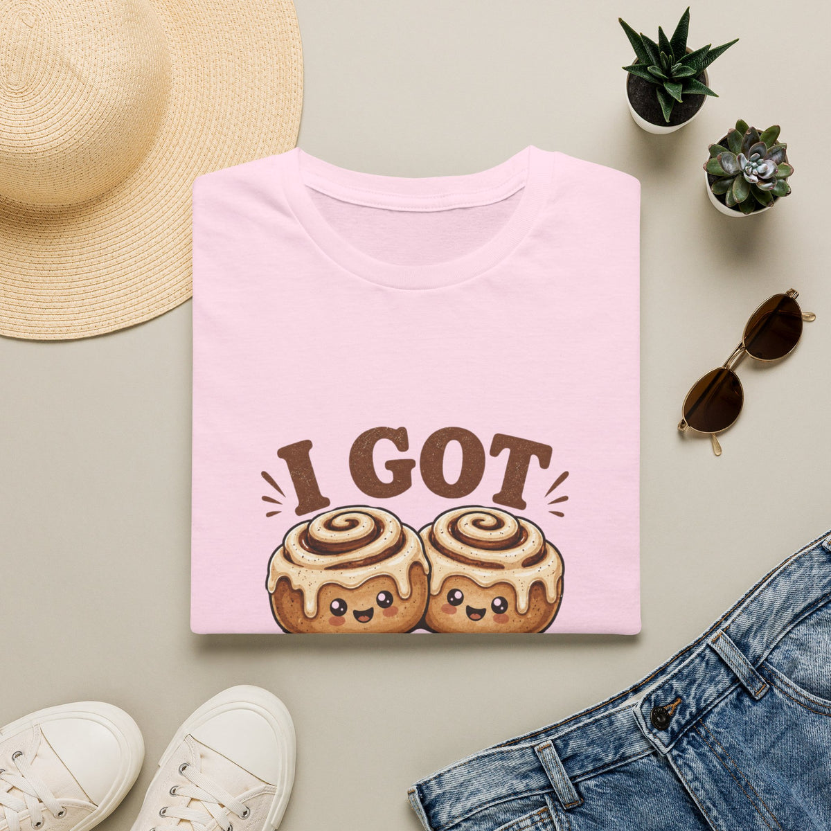 I Got Nice Buns T-Shirt — Cute Cinnamon Roll Graphic Tee