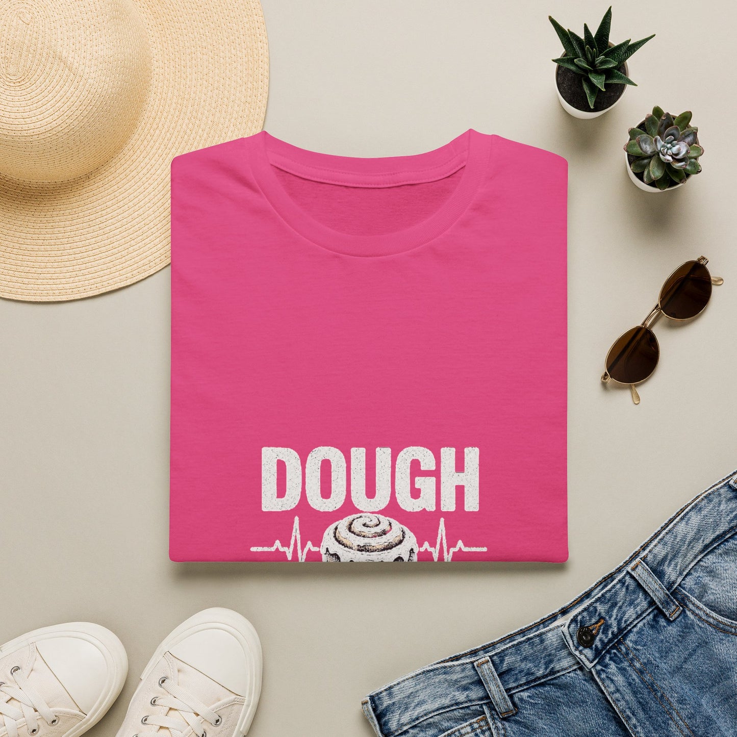 Dough Doctor T-Shirt — Baker Pun Tee with Cinnamon Roll Graphic