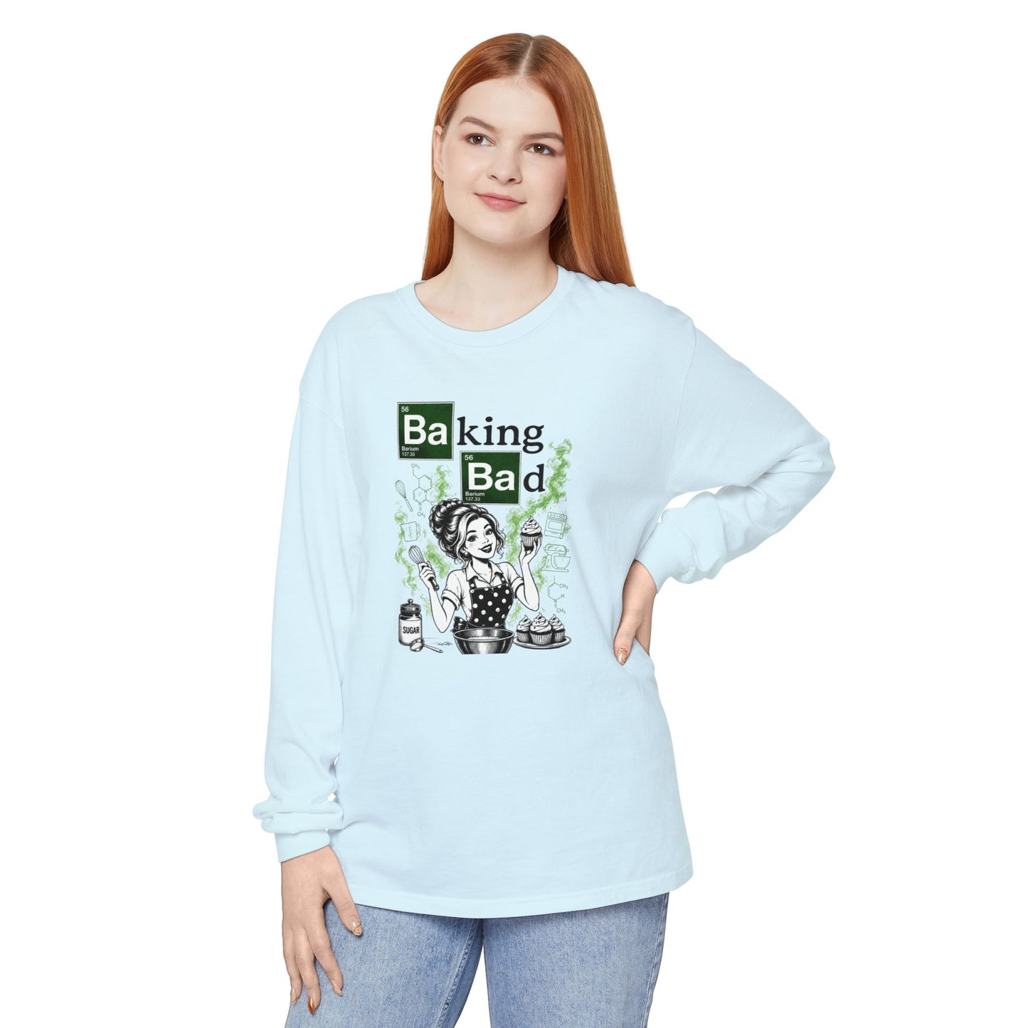 Baking Bad Long Sleeve Tee — Funny Baking Chef Shirt