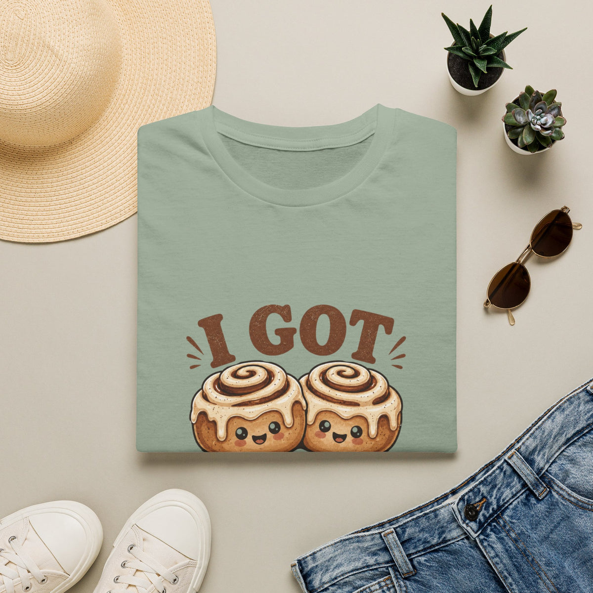I Got Nice Buns T-Shirt — Cute Cinnamon Roll Graphic Tee