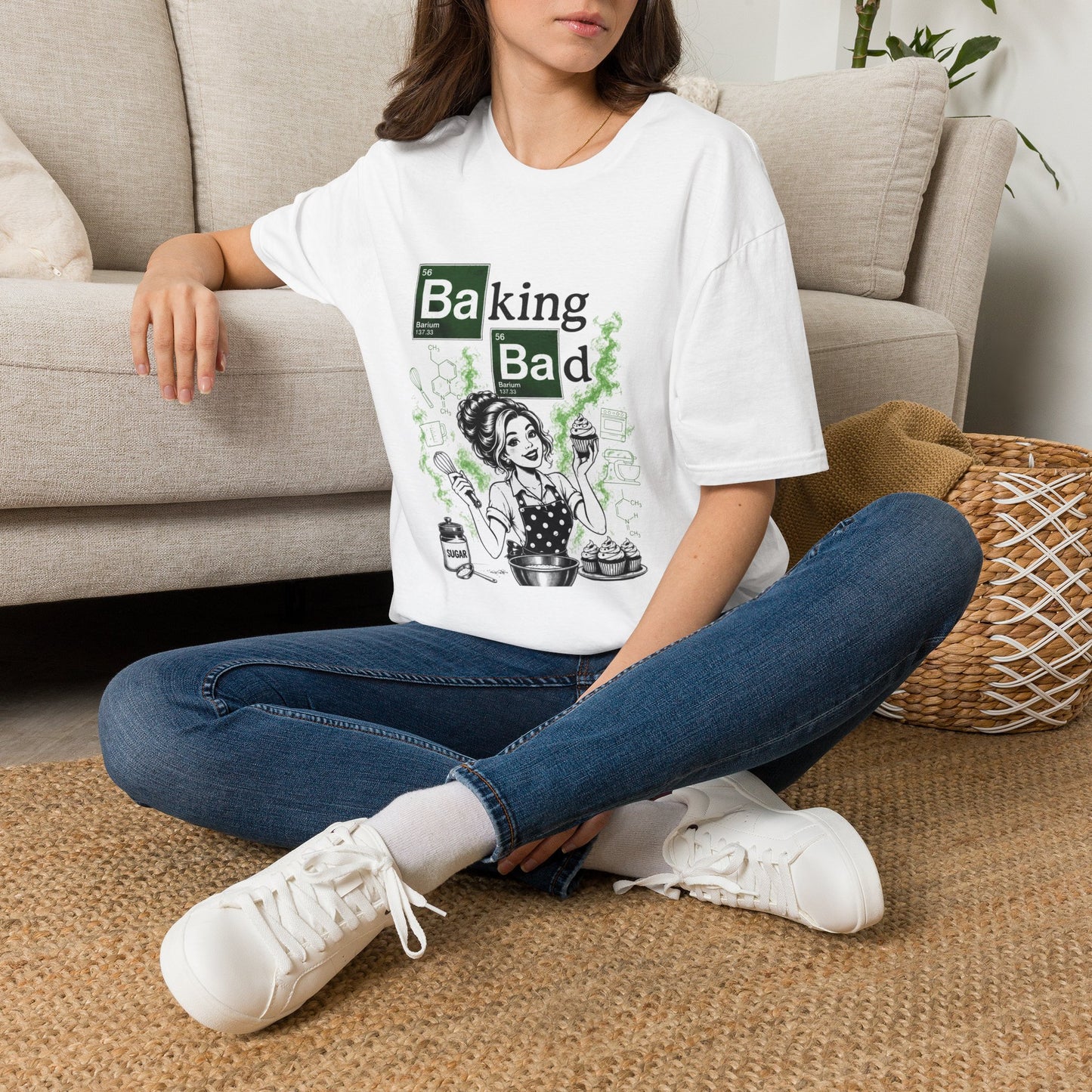 Baking Bad T‑Shirt — Funny Chemistry Baking Graphic Tee