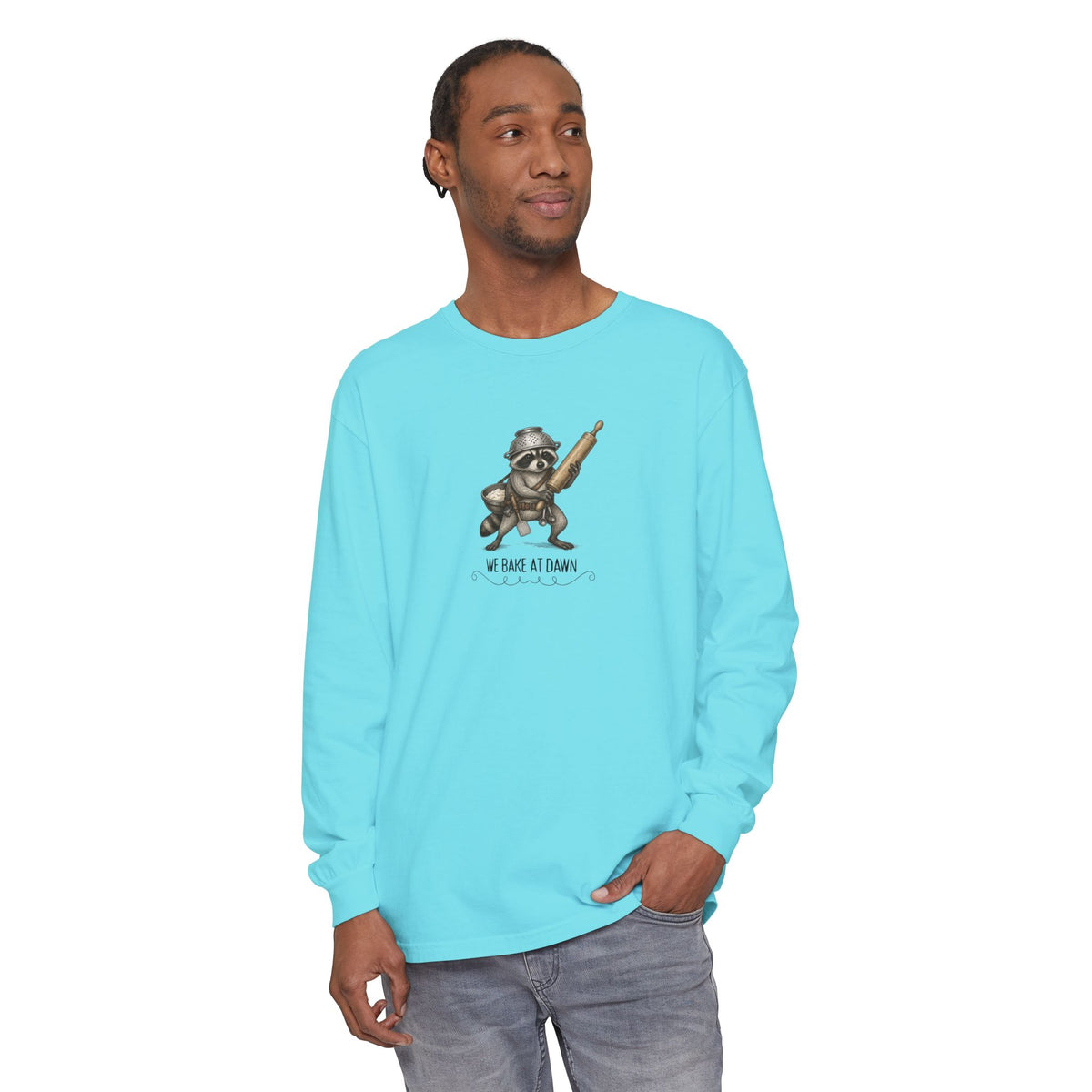 Dabbing Sloth Long Sleeve Tee — "We Came to Climb" Graphic