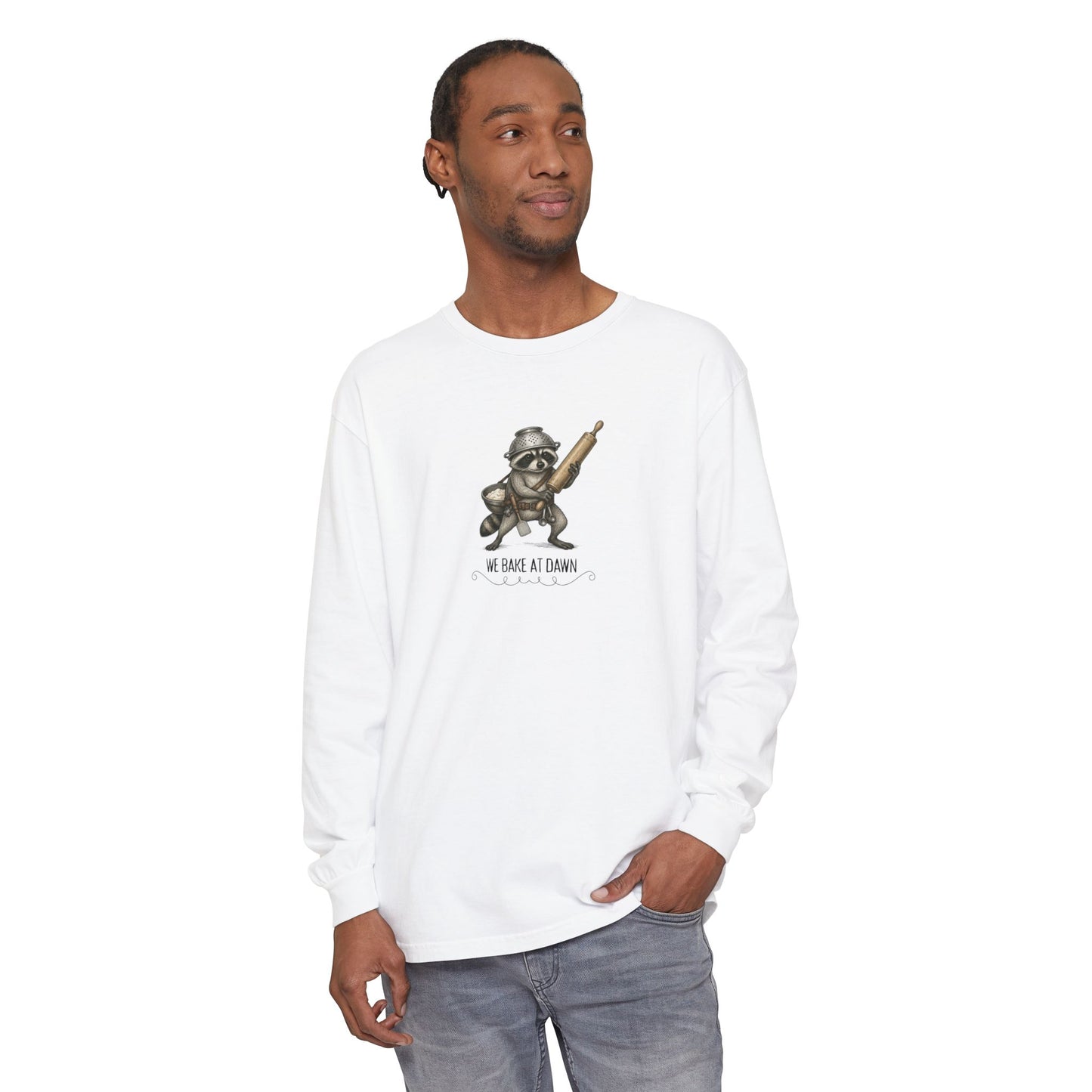 Dabbing Sloth Long Sleeve Tee — "We Came to Climb" Graphic