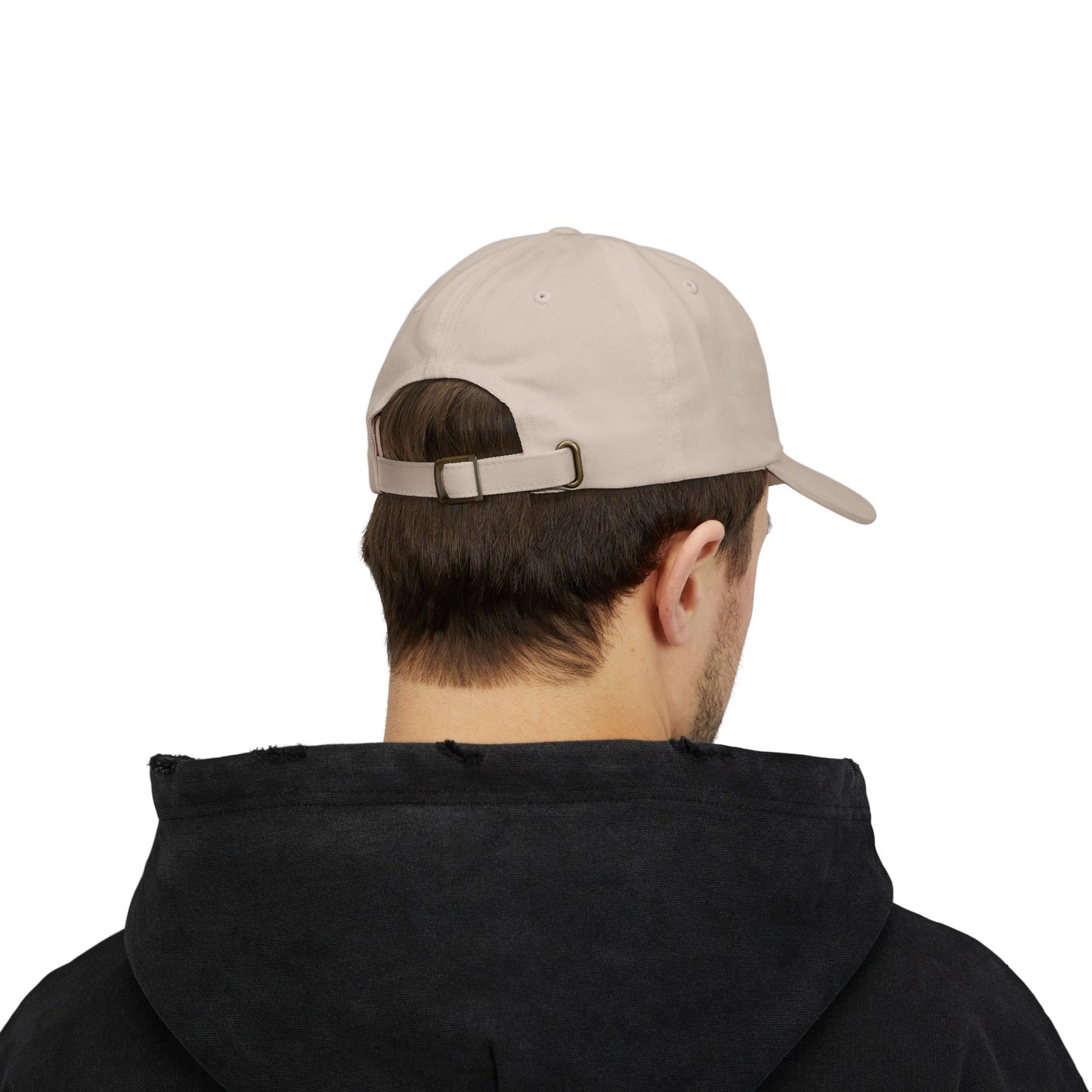 Bakery Logo Dad Cap — "Oooey Gooey Treats" Embroidered Beige Hat