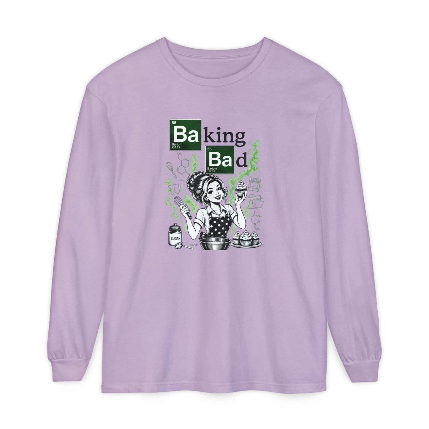 Baking Bad Long Sleeve Tee — Funny Baking Chef Shirt