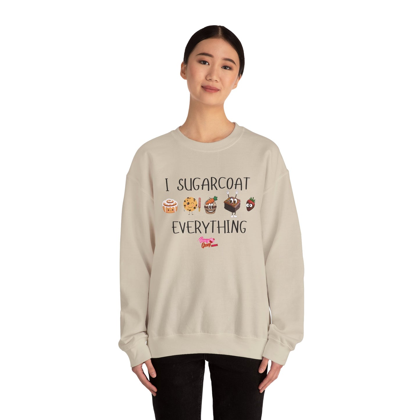 'I Sugarcoat Everything' Funny Unisex Crewneck