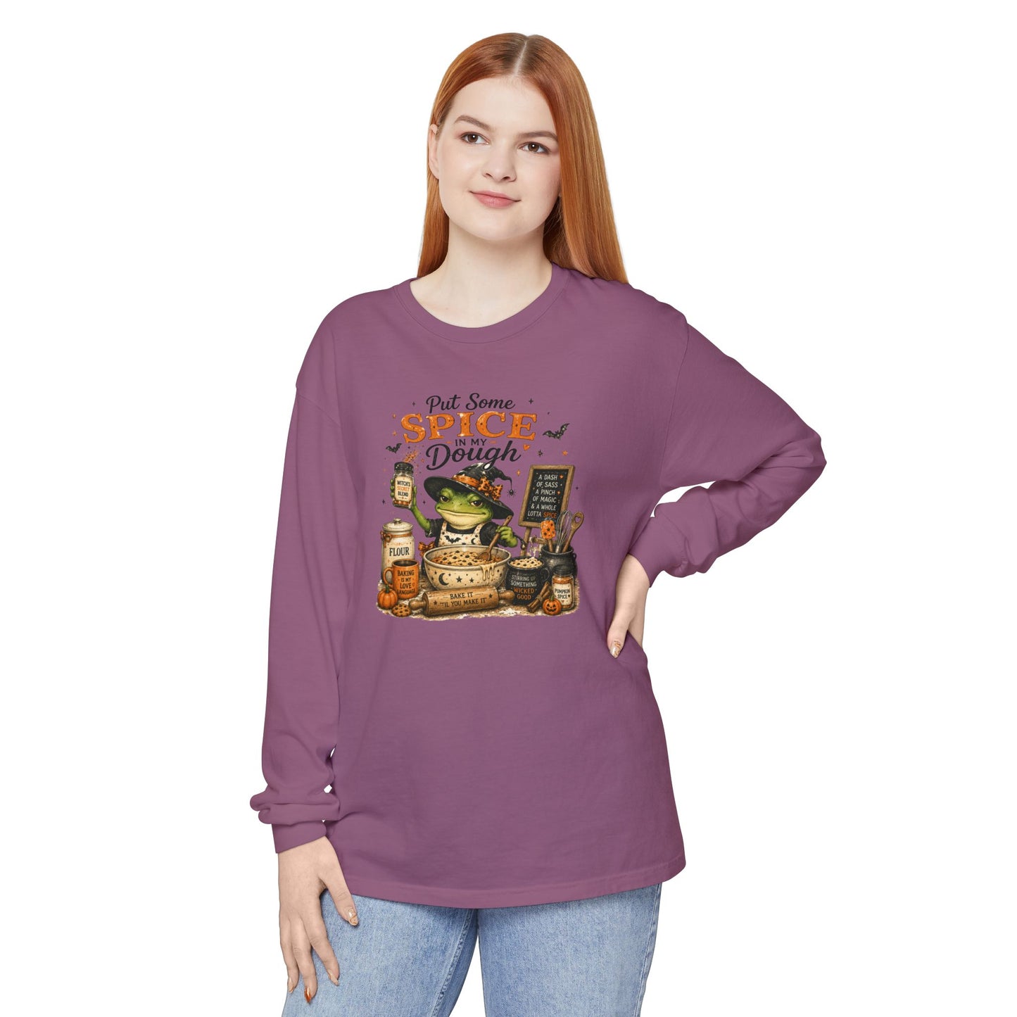 Spice & Dough Frog Baking Long Sleeve Tee