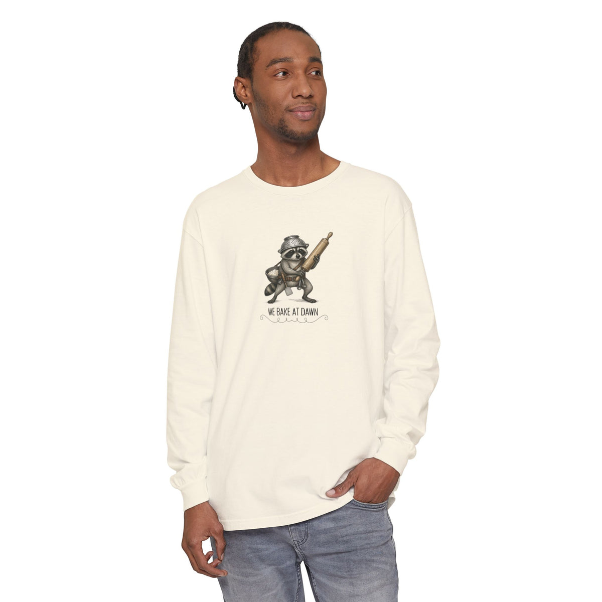 Dabbing Sloth Long Sleeve Tee — "We Came to Climb" Graphic