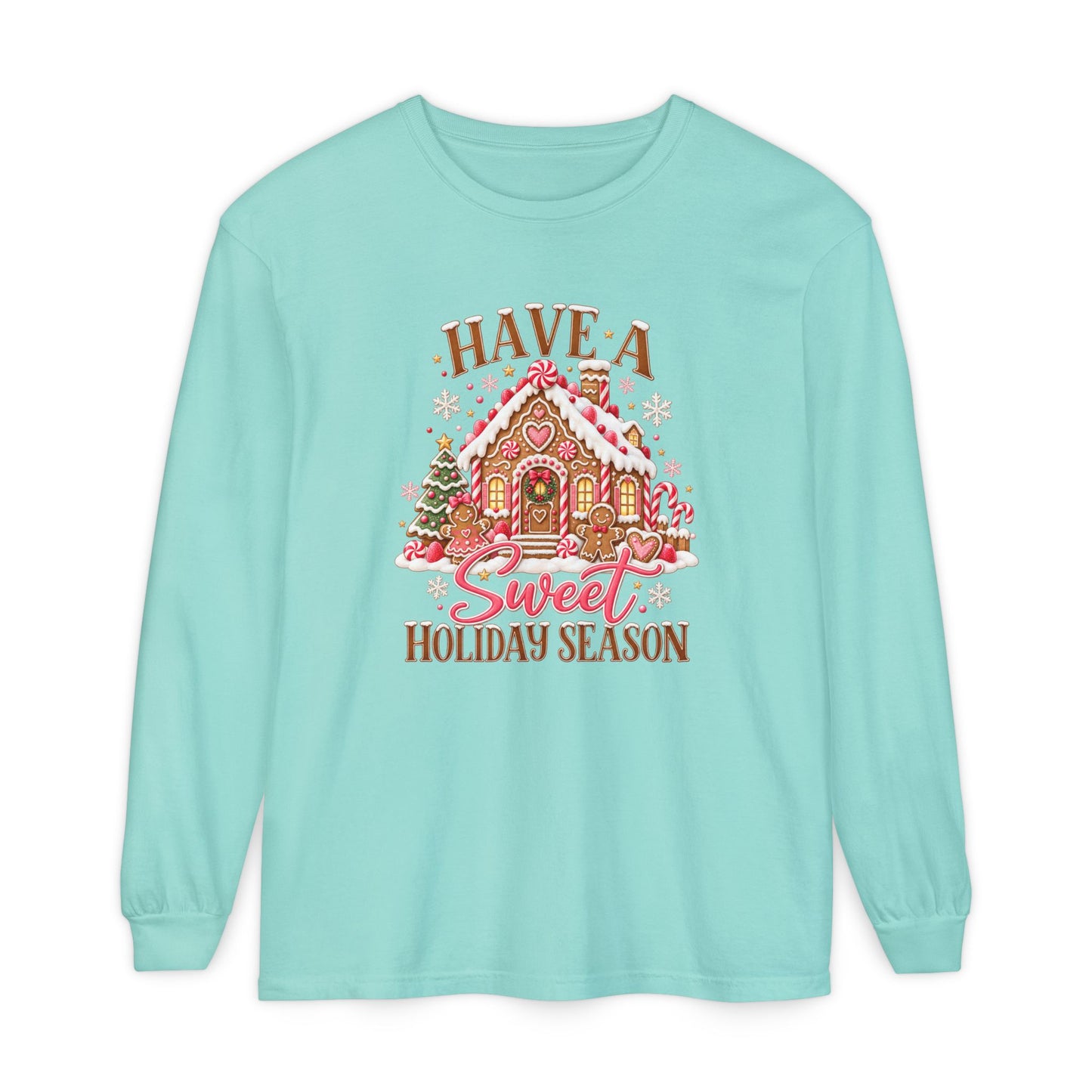 Holiday Gingerbread 'Have a Sweet Holiday Season' Long Sleeve Tee