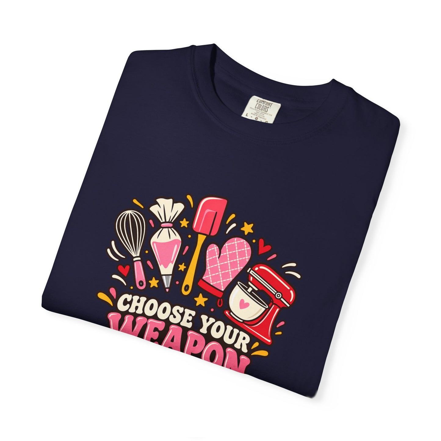 Graphic T-Shirt — "Choose Your Weapon" Makeup & Beauty Tools Design