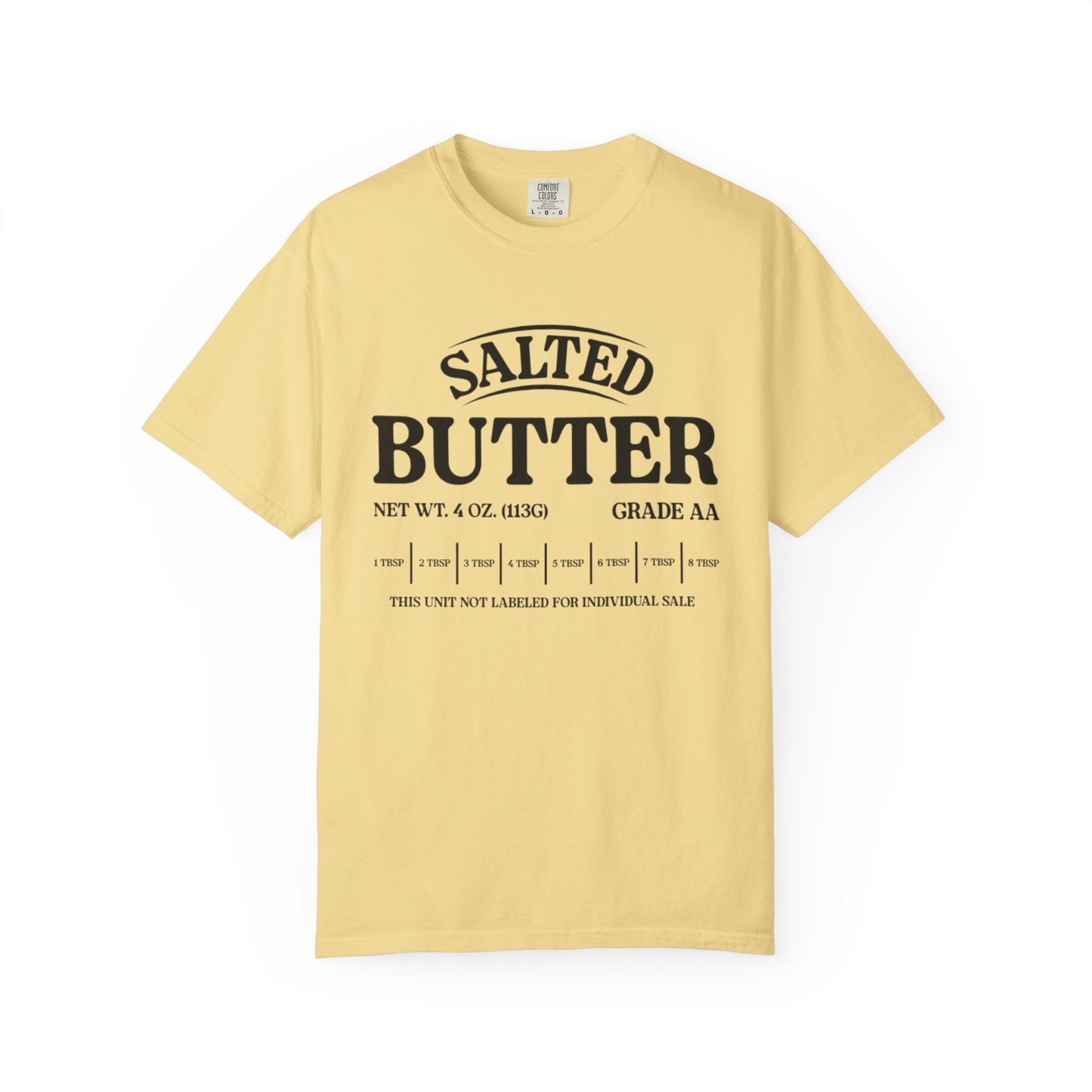 Salted Butter Unisex T-Shirt - Funny Foodie Tee, Gift for Chefs, Kitchen Lover Apparel, Foodie Fashion, Cute Cooking Outfit