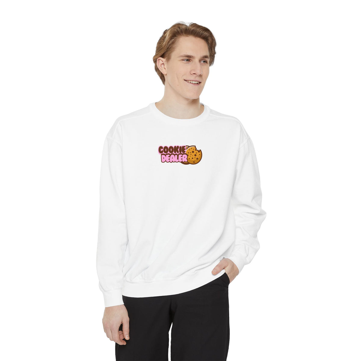 Cookie Dealer Sweatshirt — Fun Graphic Crewneck for Bakers & Cookie Lovers