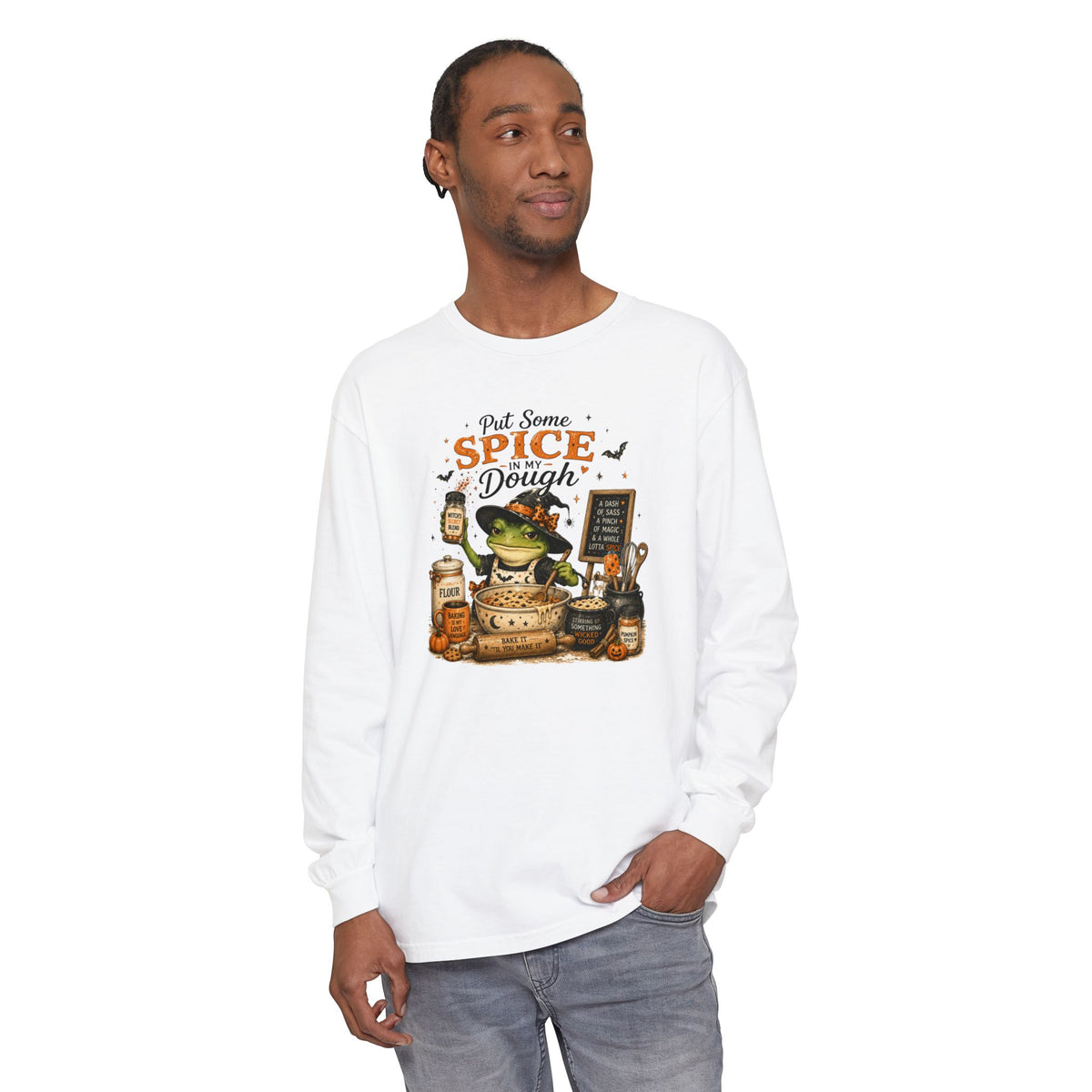Spice & Dough Frog Baking Long Sleeve Tee