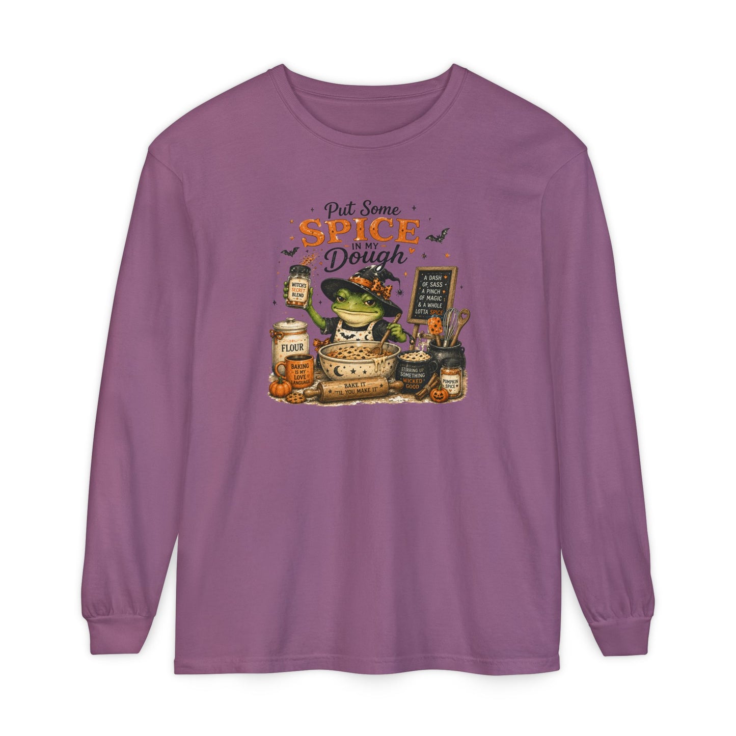 Spice & Dough Frog Baking Long Sleeve Tee