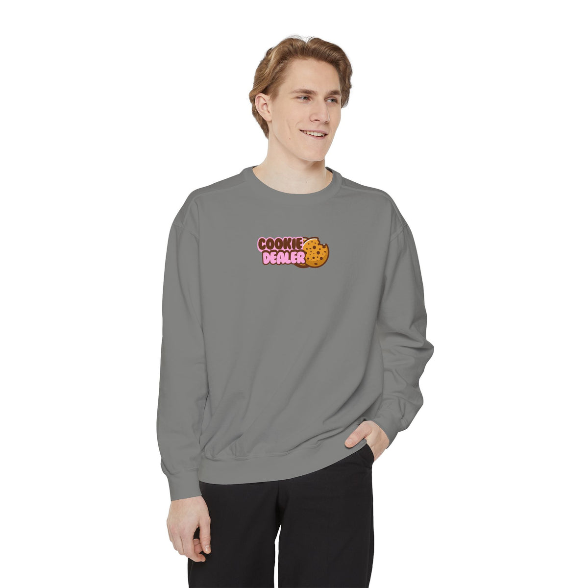 Cookie Dealer Sweatshirt — Fun Graphic Crewneck for Bakers & Cookie Lovers