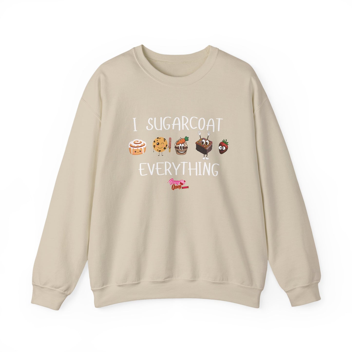 Sweatshirt - 'I Sugarcoat Everything' Funny Unisex Crewneck