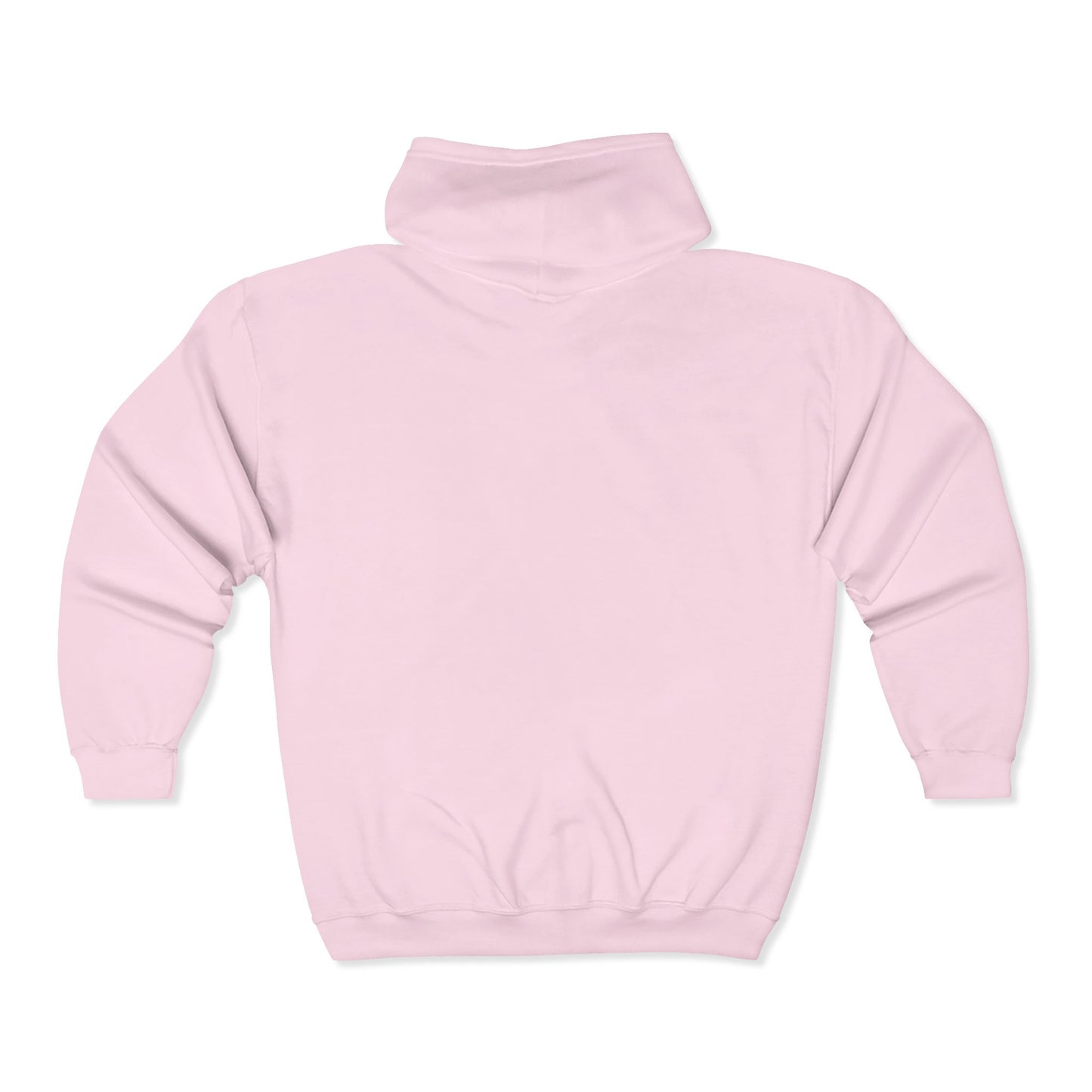 Full-Zip Hoodie with 'Queen' Retro Script Chest Logo