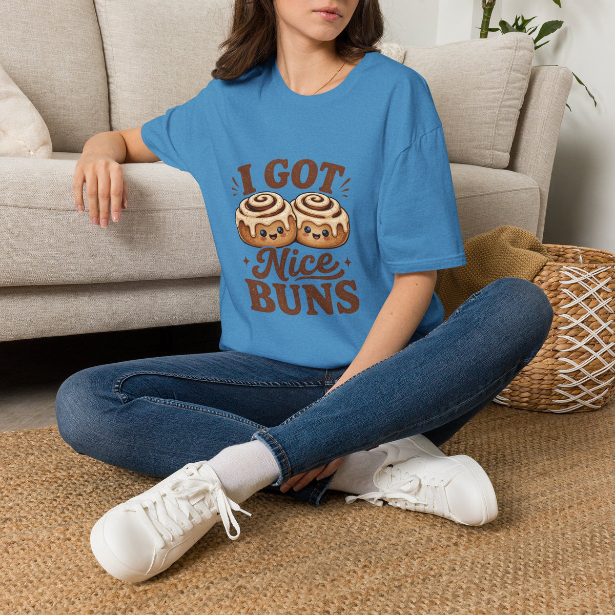 I Got Nice Buns T-Shirt — Cute Cinnamon Roll Graphic Tee