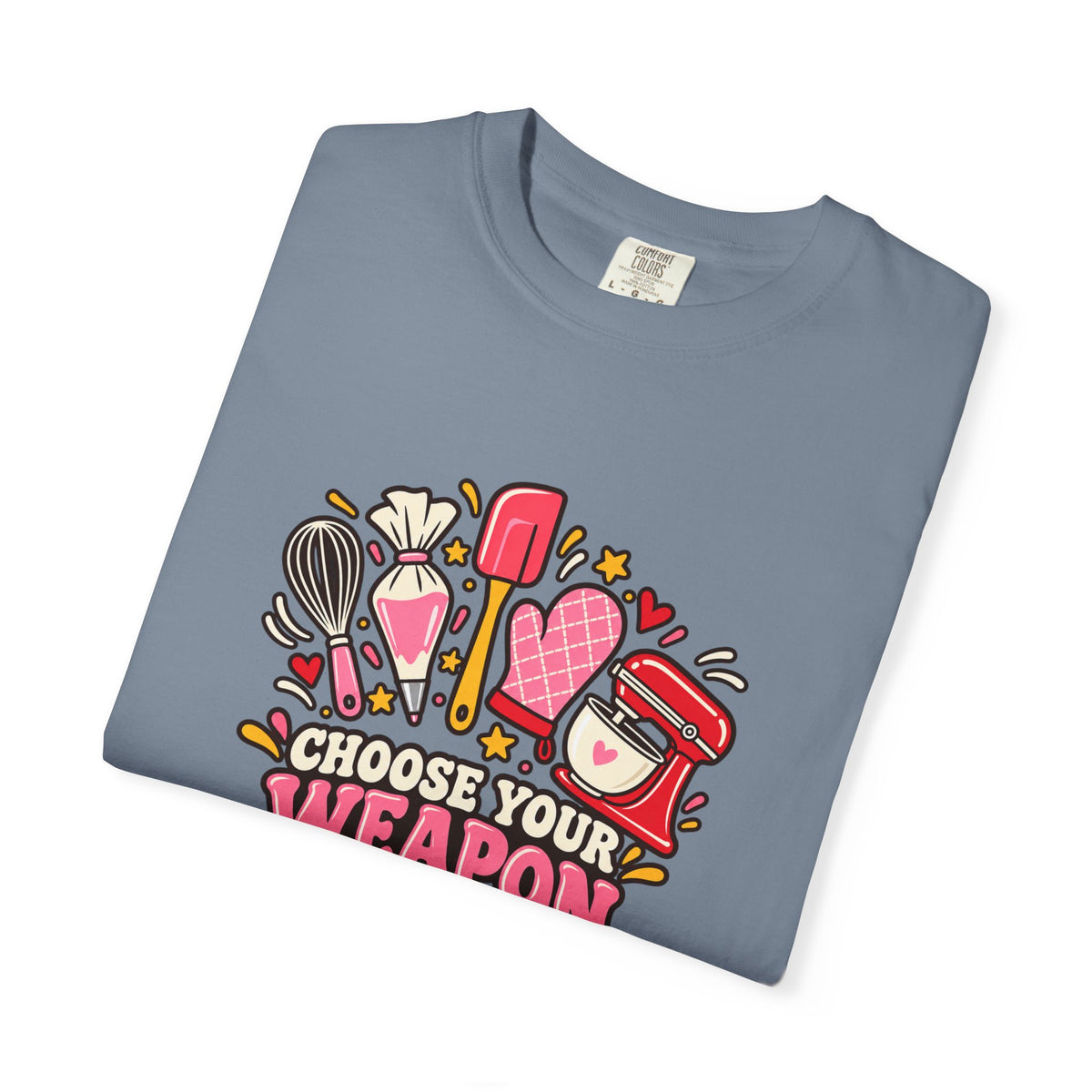 Graphic T-Shirt — "Choose Your Weapon" Makeup & Beauty Tools Design