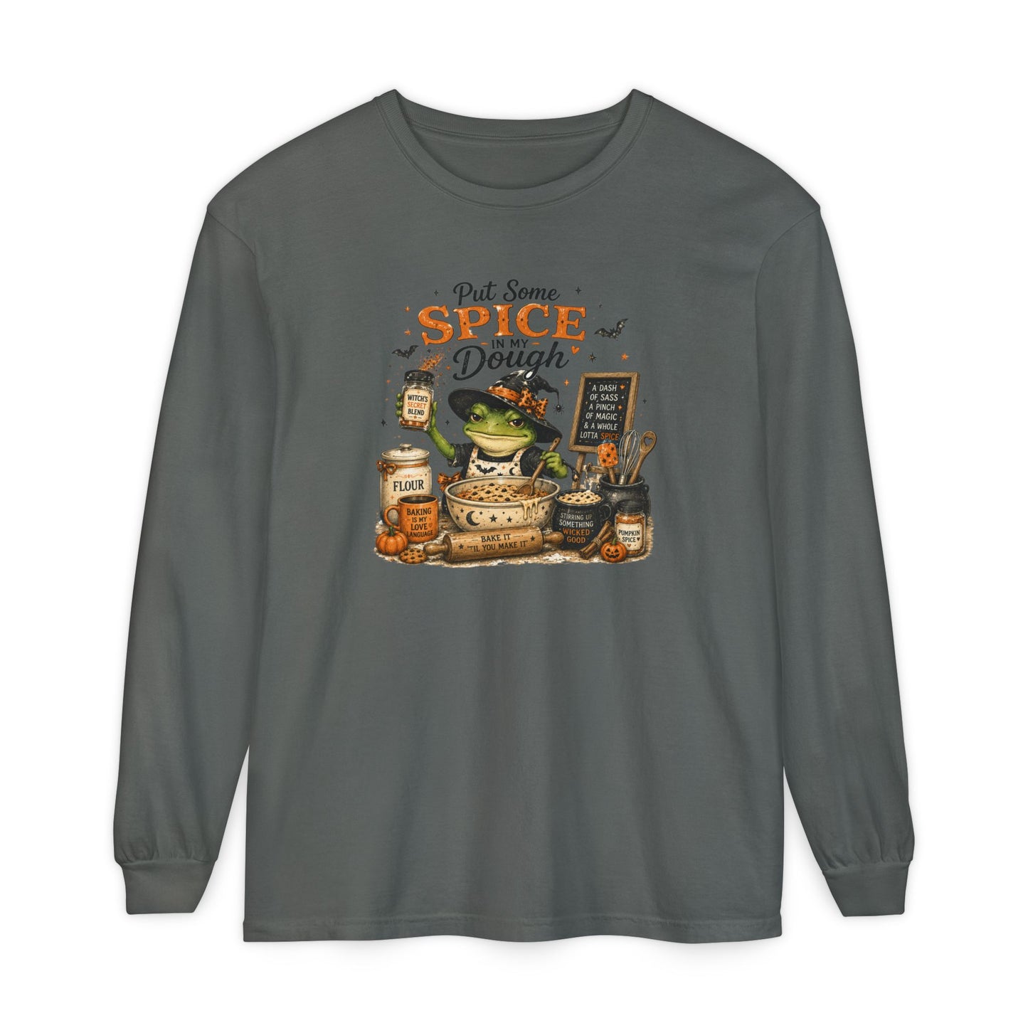 Spice & Dough Frog Baking Long Sleeve Tee