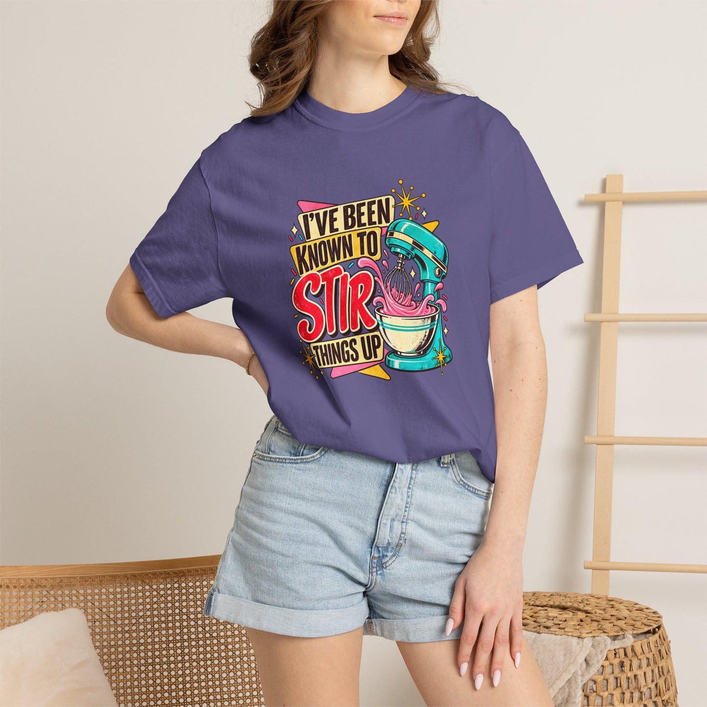 I've Been Known to Stir Things Up Mixer Graphic T-Shirt