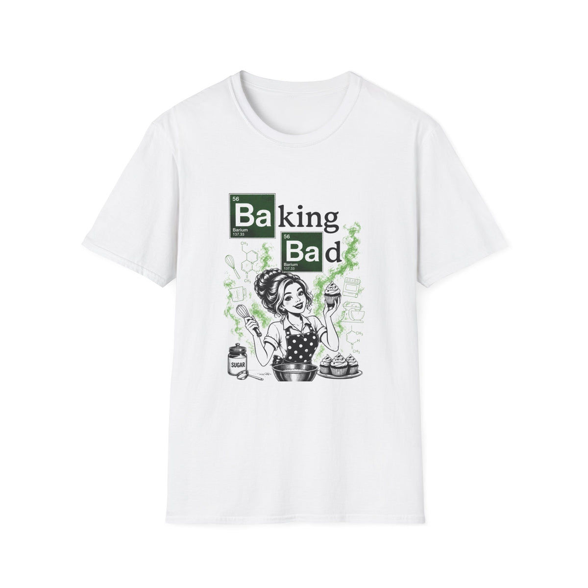 Baking Bad T‑Shirt — Funny Chemistry Baking Graphic Tee