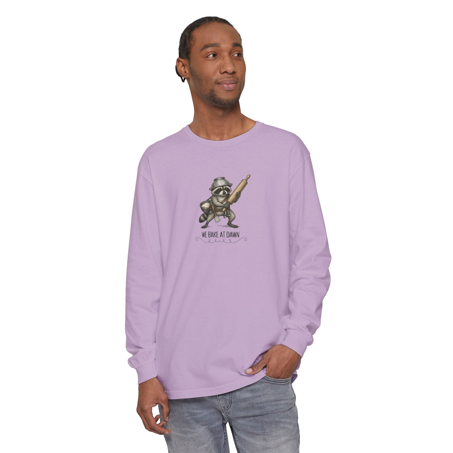 Dabbing Sloth Long Sleeve Tee — "We Came to Climb" Graphic