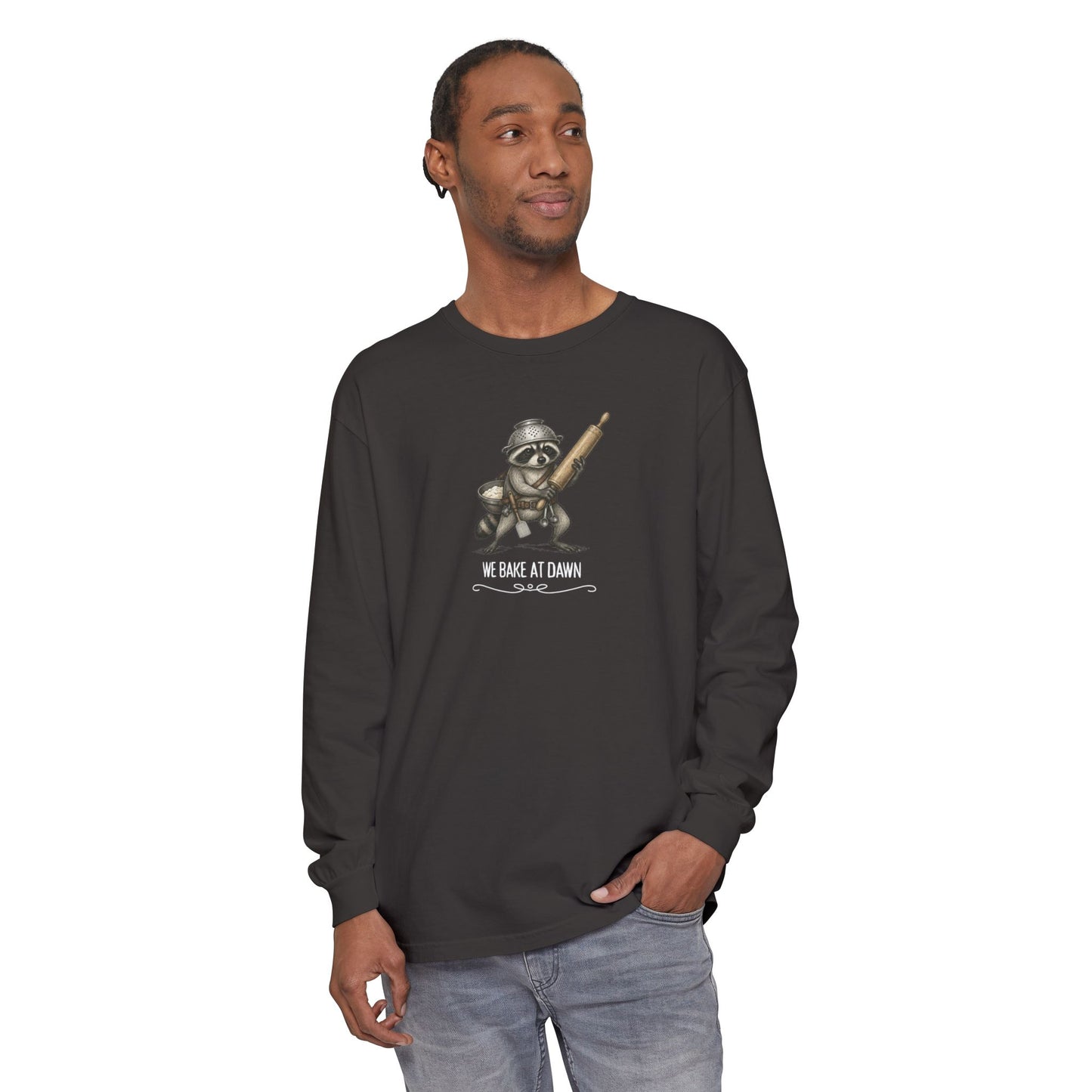 We Bake at Dawn! Darker Long Sleeve Tee