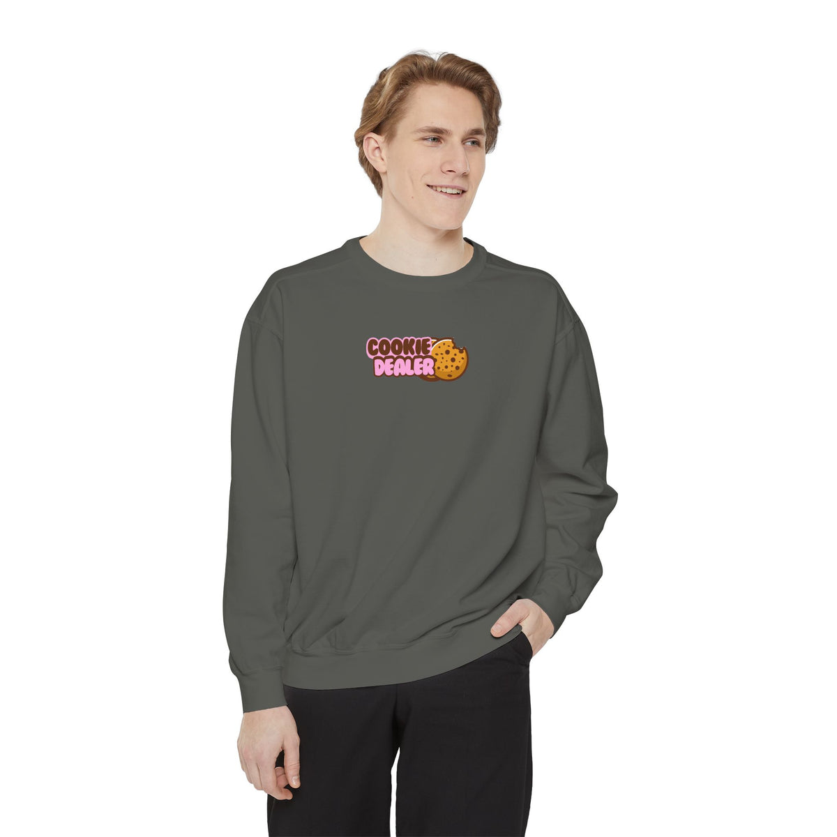 Cookie Dealer Sweatshirt — Fun Graphic Crewneck for Bakers & Cookie Lovers