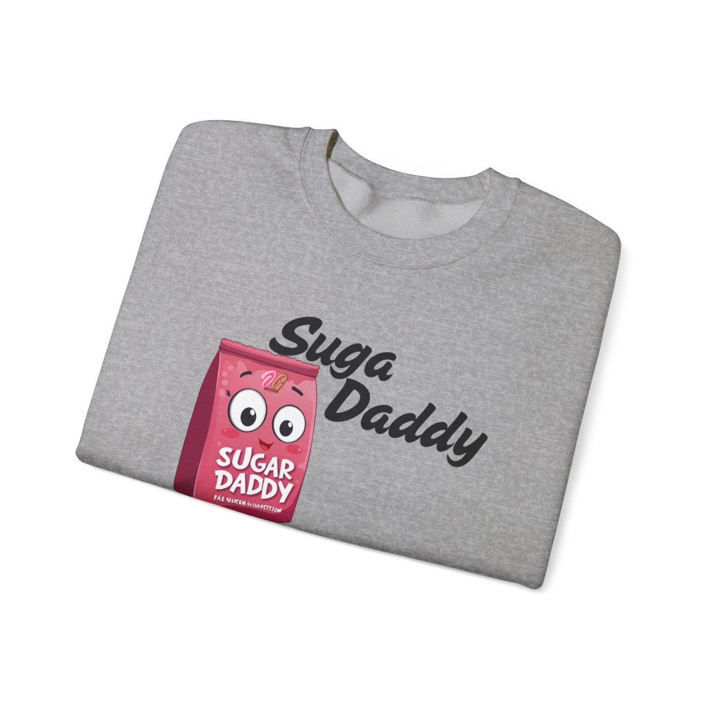 Suga Daddy Garment-Dyed Sweatshirt, Fun Unisex Hoodie, Perfect Gift for Dads, Quirky Casual Wear, Birthday or Father's Day