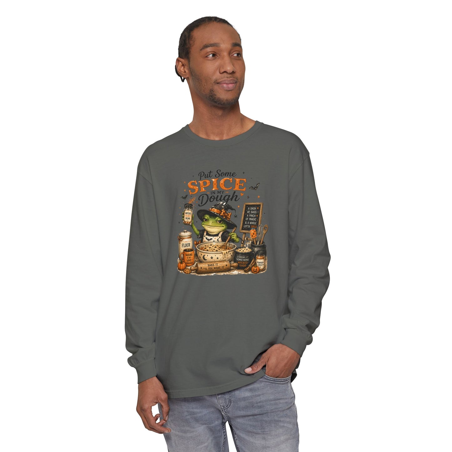 Spice & Dough Frog Baking Long Sleeve Tee