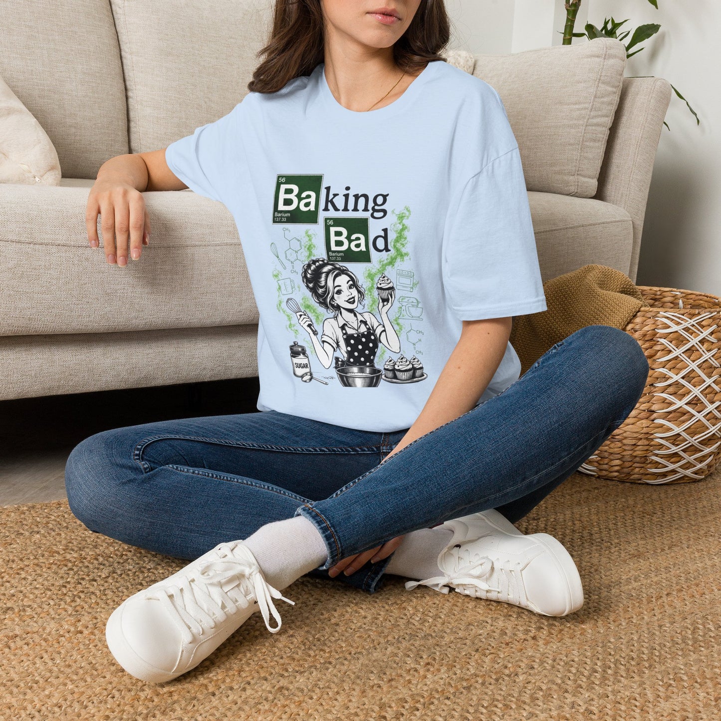 Baking Bad T‑Shirt — Funny Chemistry Baking Graphic Tee