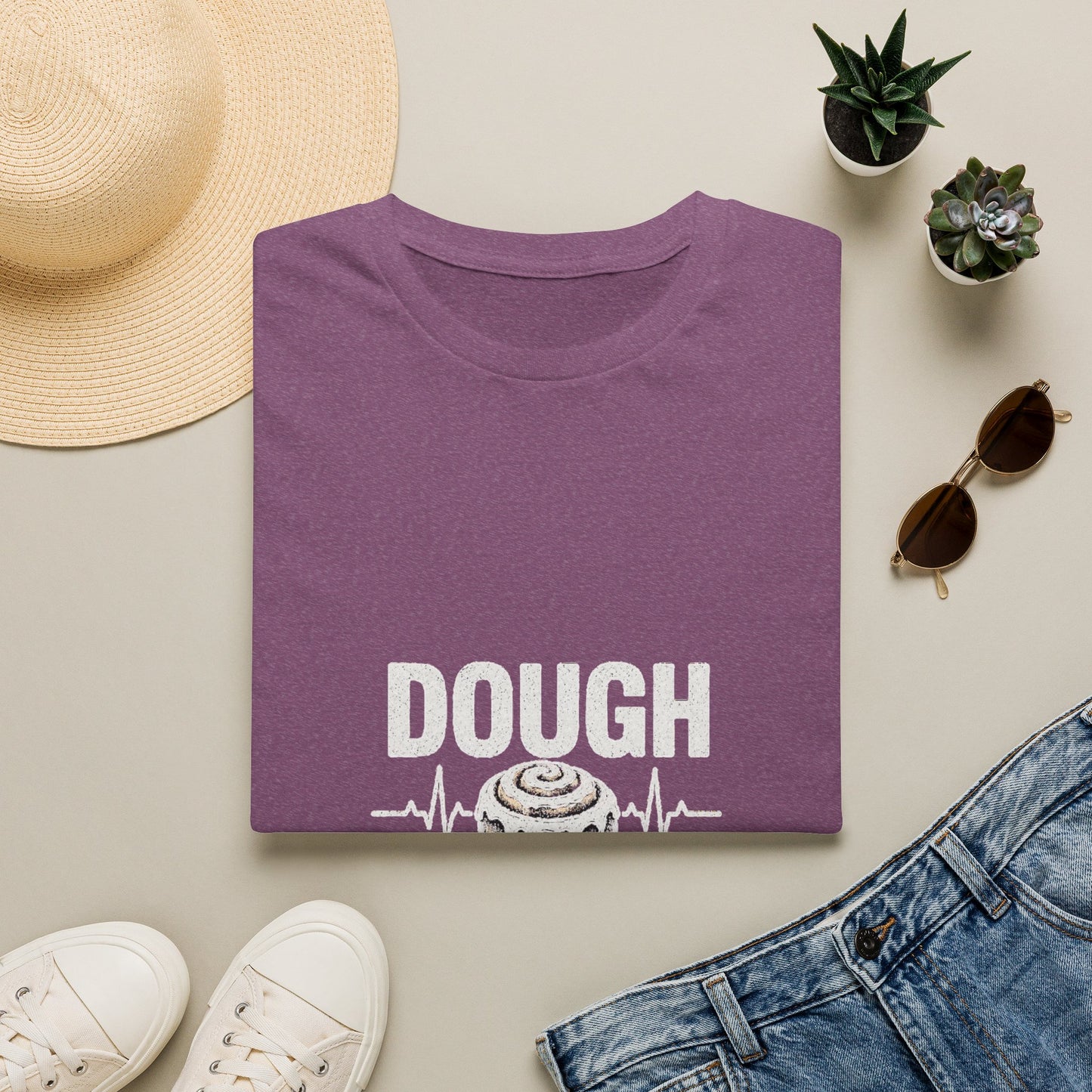Dough Doctor T-Shirt — Baker Pun Tee with Cinnamon Roll Graphic