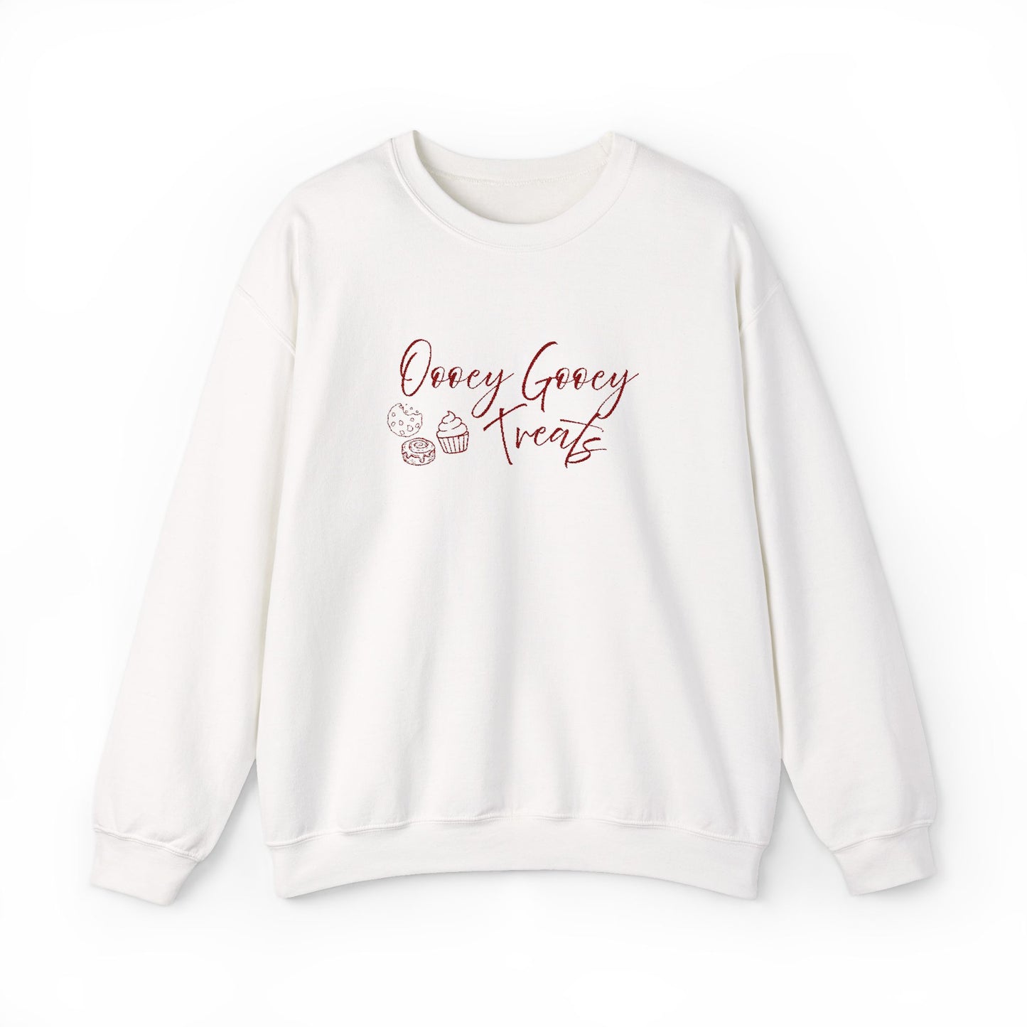 Crewneck Sweatshirt Oooey Gooey Treats Logo