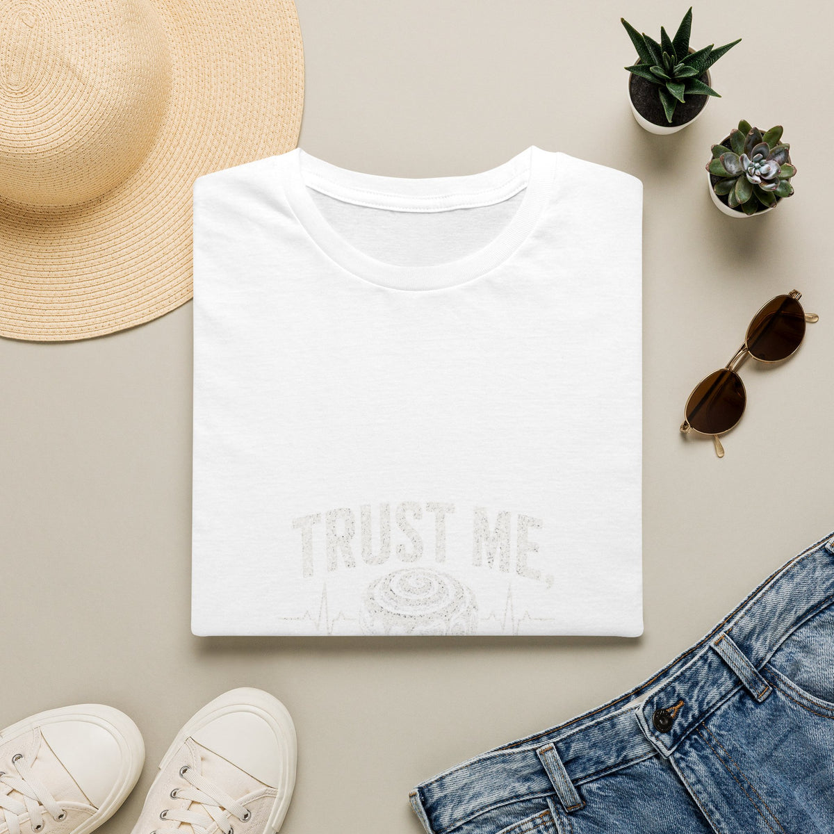 T‑Shirt — "Trust Me, I’m a Doughctor" Vintage Bakery Humor Tee