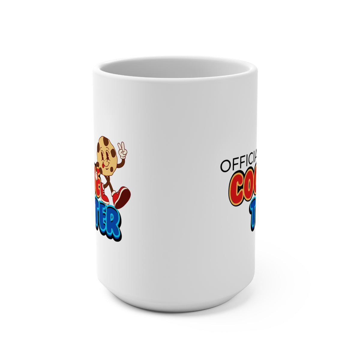 Official Cookie Tester 15oz Coffee Mug — Funny Baker Gift