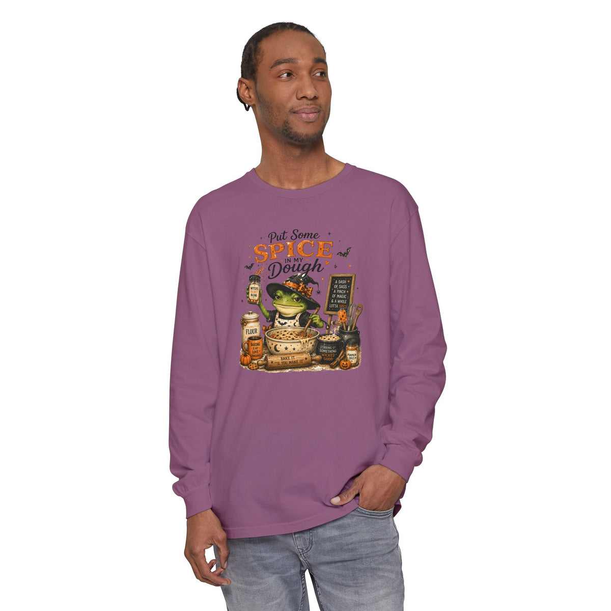 Spice & Dough Frog Baking Long Sleeve Tee