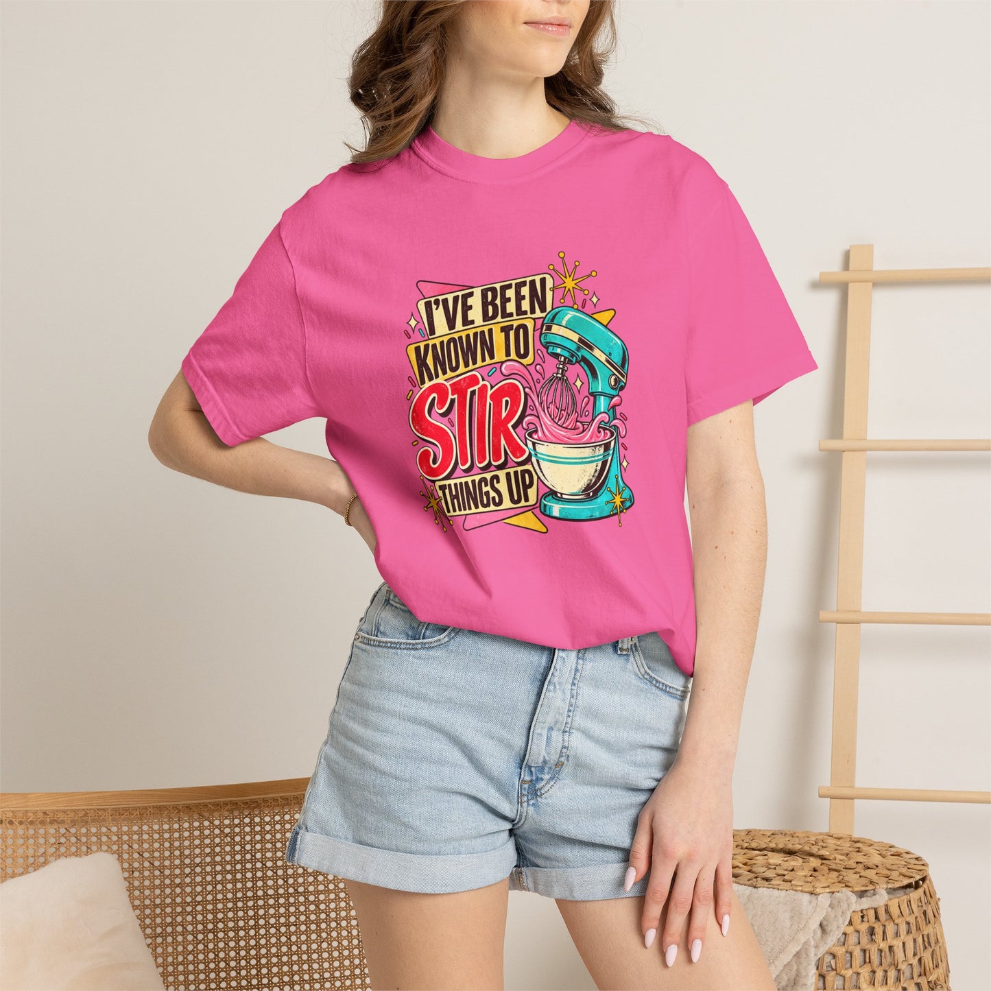 I've Been Known to Stir Things Up Mixer Graphic T-Shirt