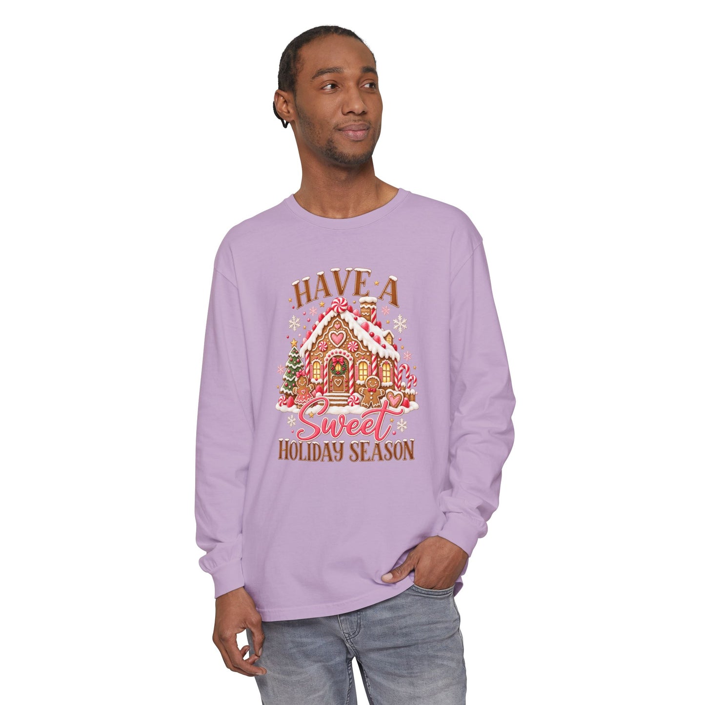 Holiday Gingerbread 'Have a Sweet Holiday Season' Long Sleeve Tee