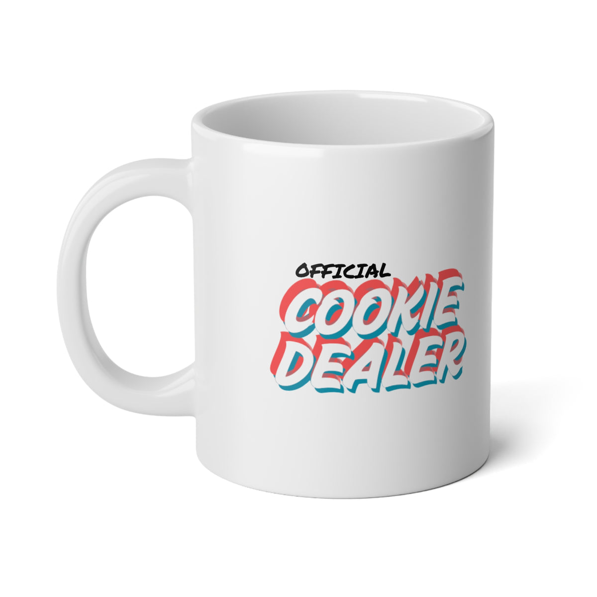 20oz Jumbo Mug — 'Come Closer' Retro 3D Text Coffee Cup