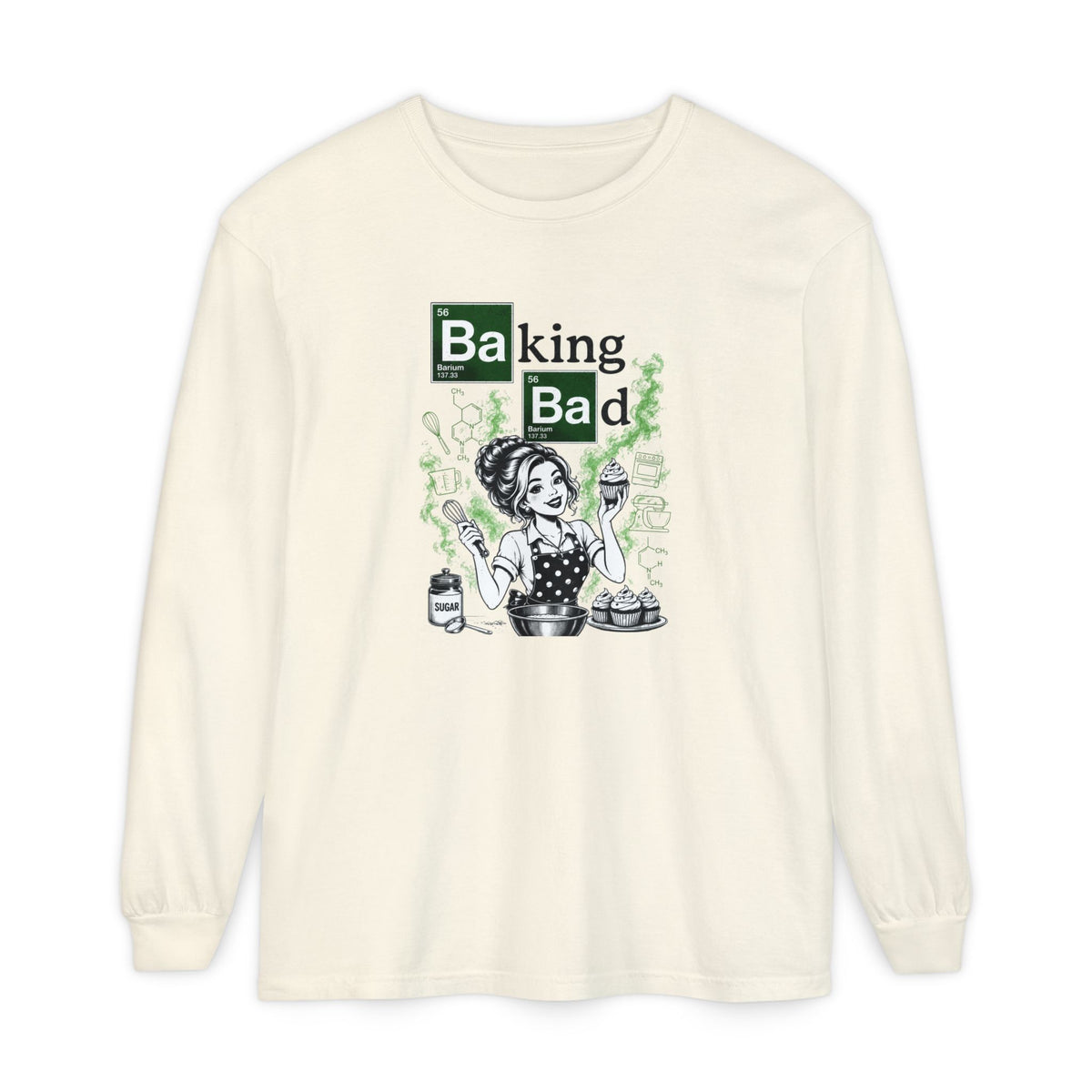 Baking Bad Long Sleeve Tee — Funny Baking Chef Shirt