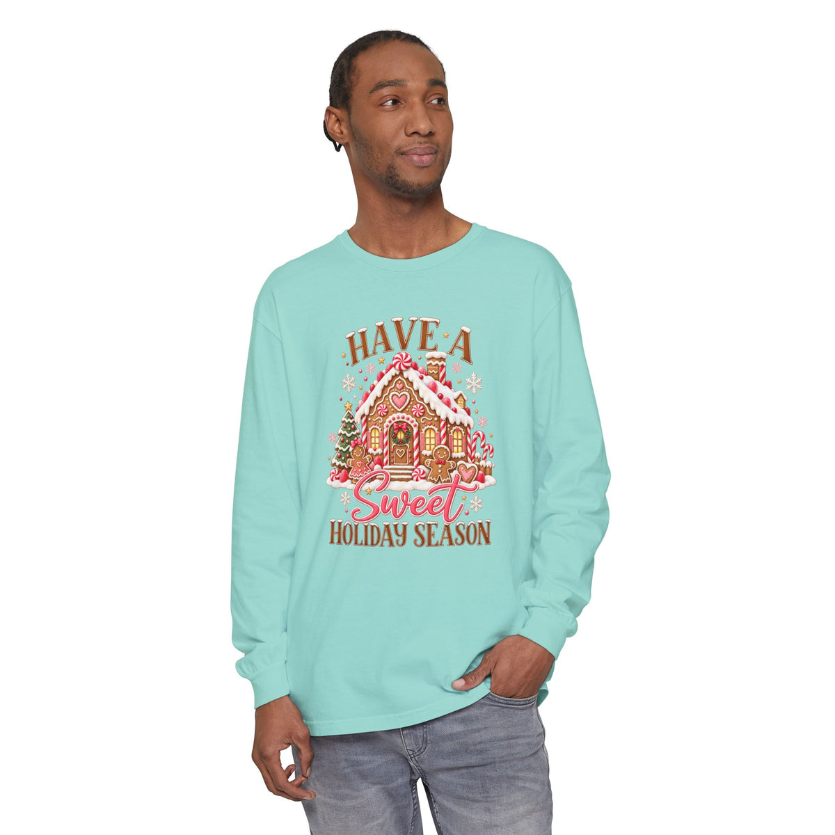 Holiday Gingerbread 'Have a Sweet Holiday Season' Long Sleeve Tee