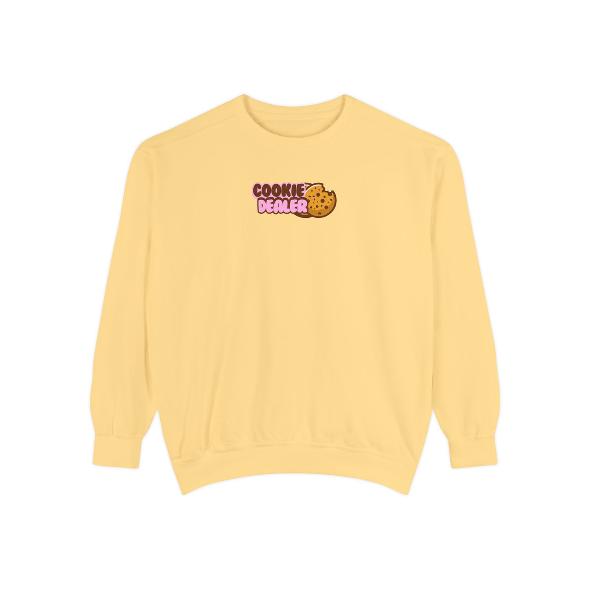 Cookie Dealer Sweatshirt — Fun Graphic Crewneck for Bakers & Cookie Lovers