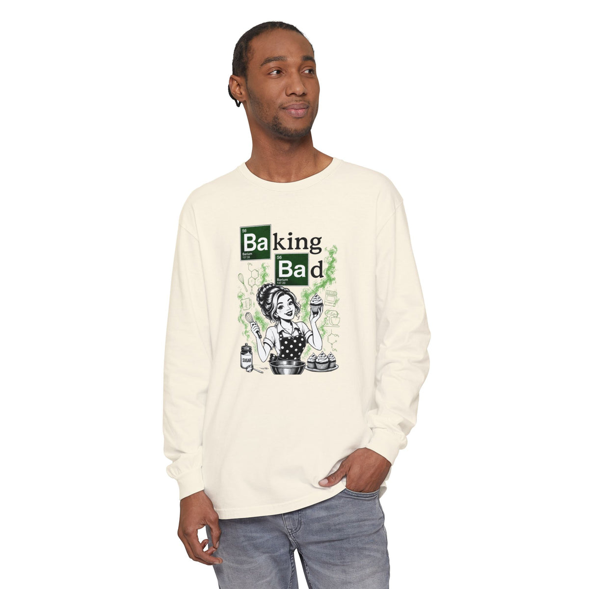 Baking Bad Long Sleeve Tee — Funny Baking Chef Shirt