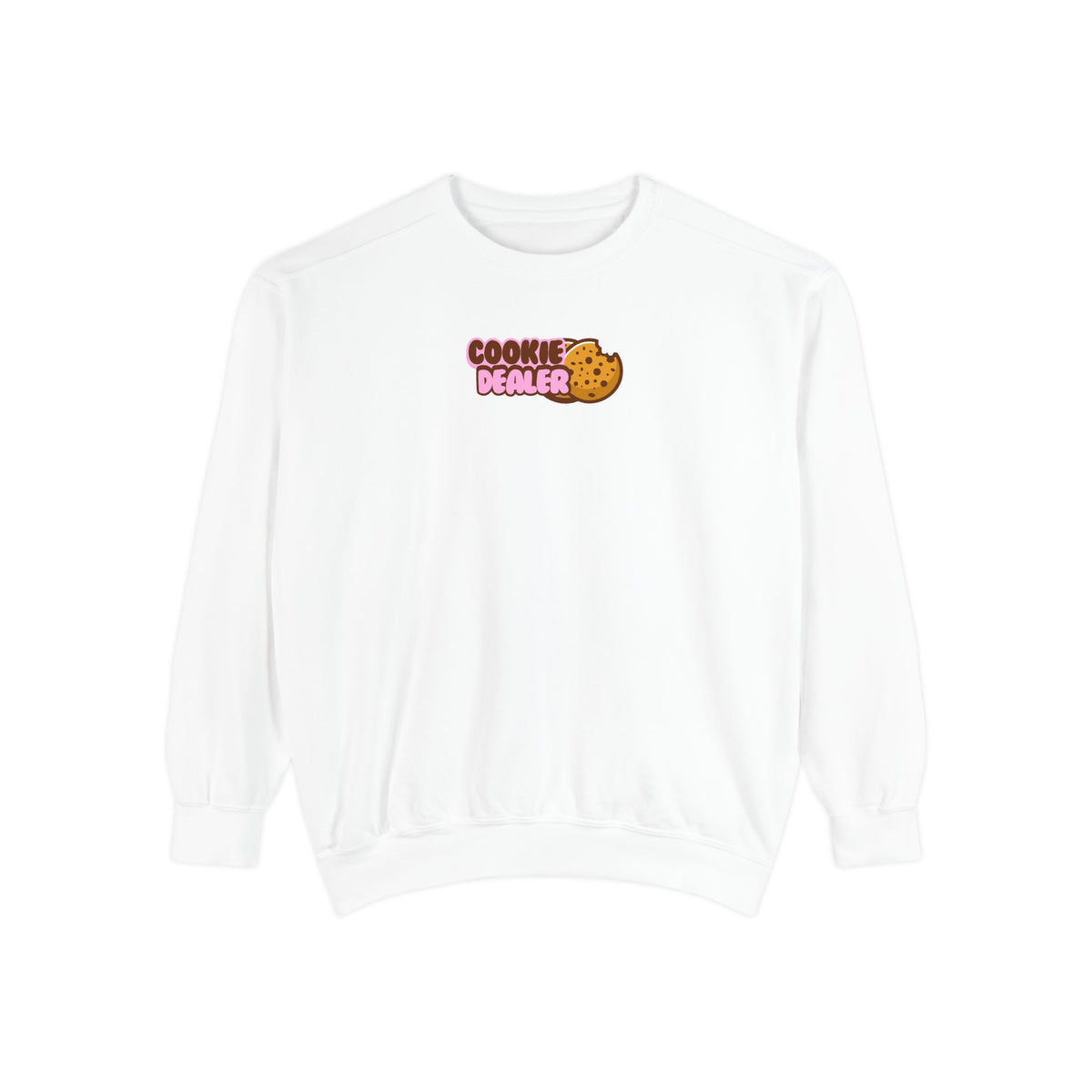 Cookie Dealer Sweatshirt — Fun Graphic Crewneck for Bakers & Cookie Lovers