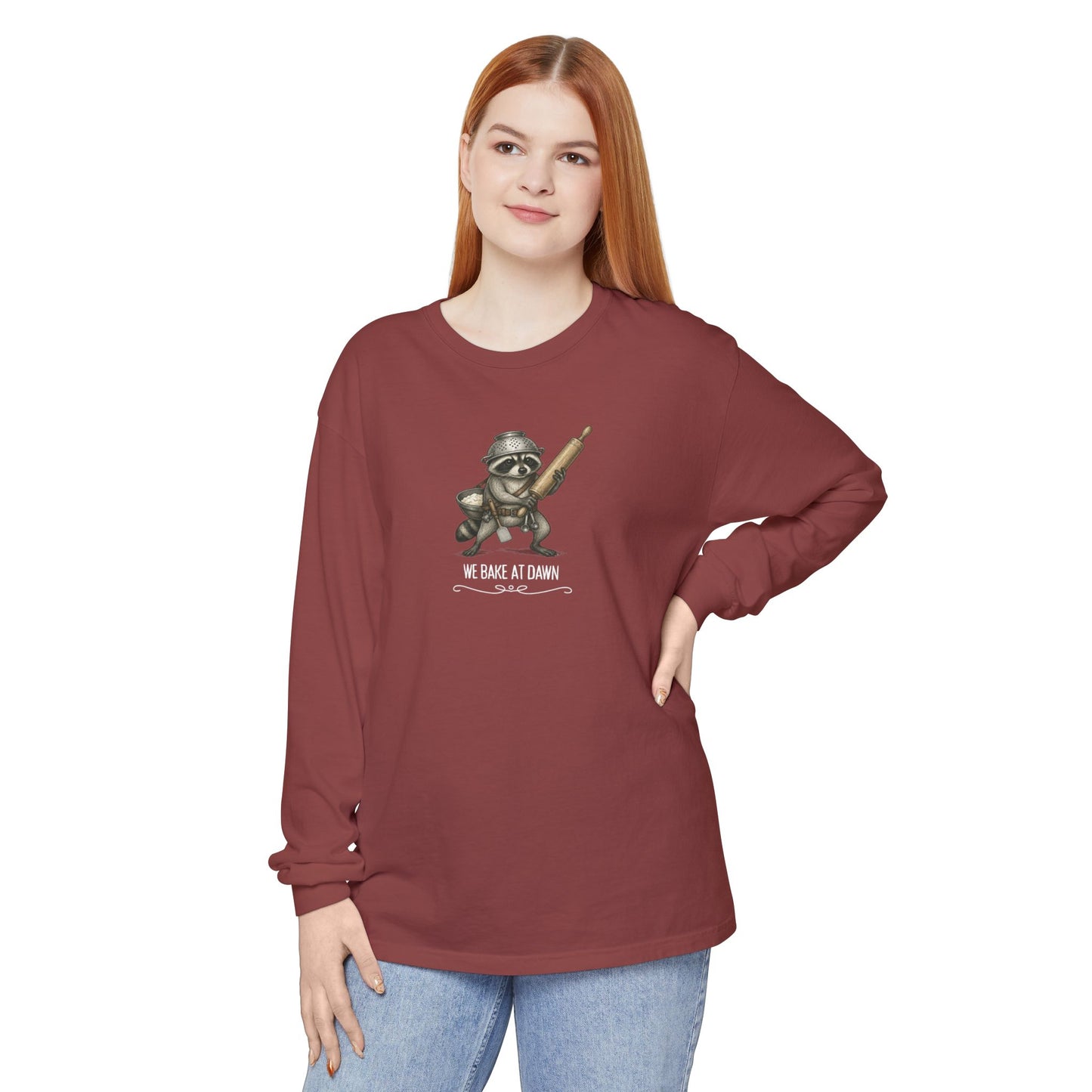 We Bake at Dawn! Darker Long Sleeve Tee