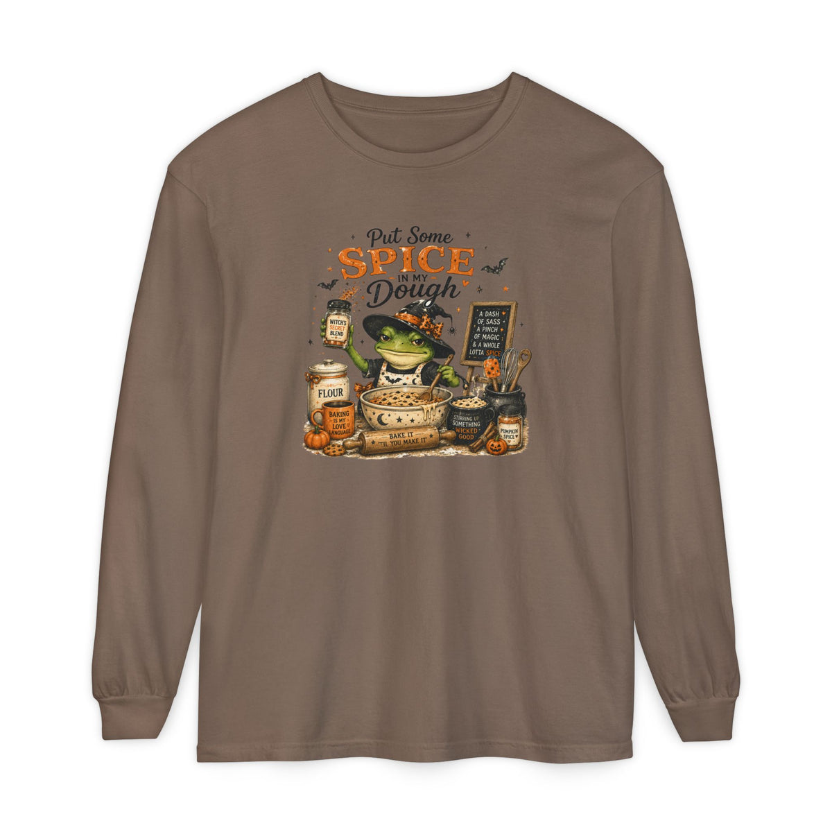 Spice & Dough Frog Baking Long Sleeve Tee